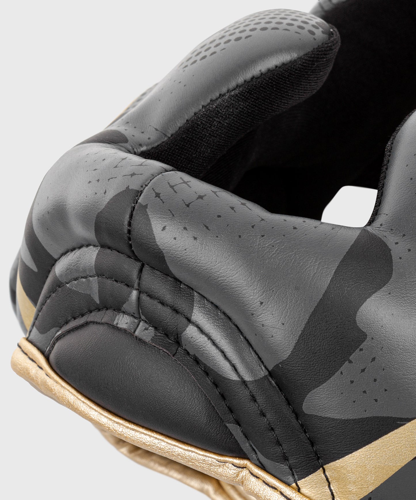 Venum Elite Boxing Headgear - Dark camo/Gold