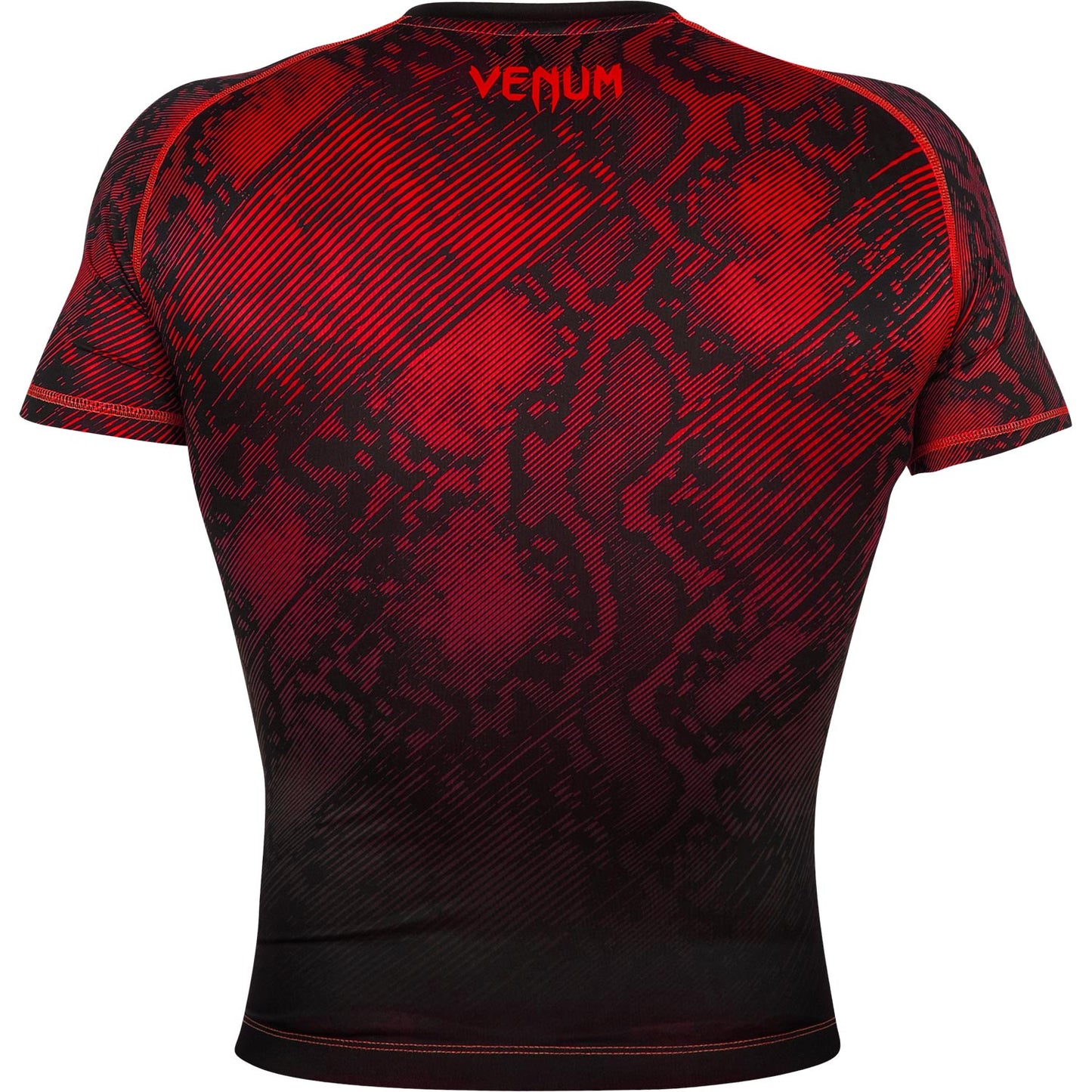Venum Fusion Compression T-shirt - Short Sleeves - Black/Red