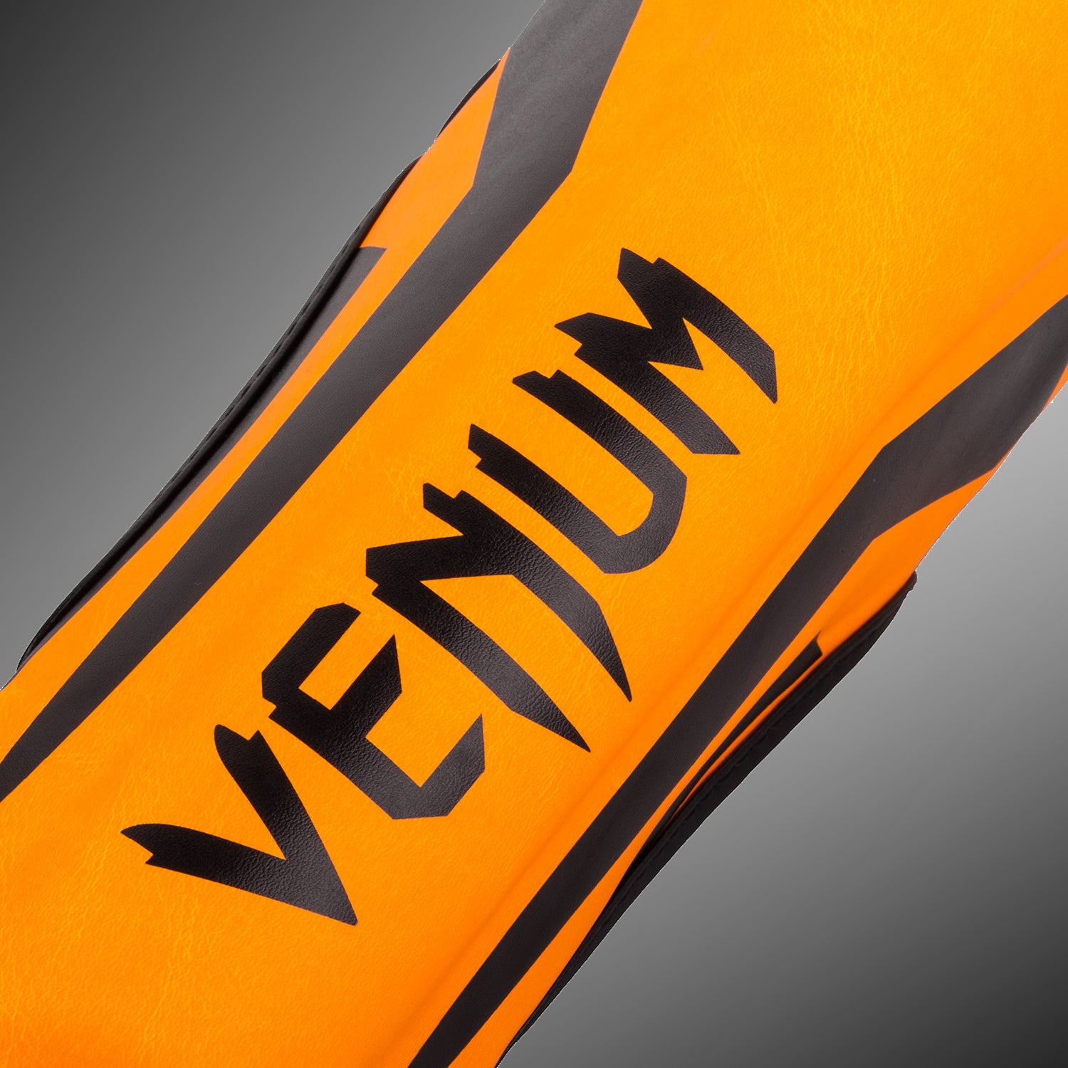 Venum Elite Shin Guards Kids - Exclusive - Orange/Black - Venum Asia