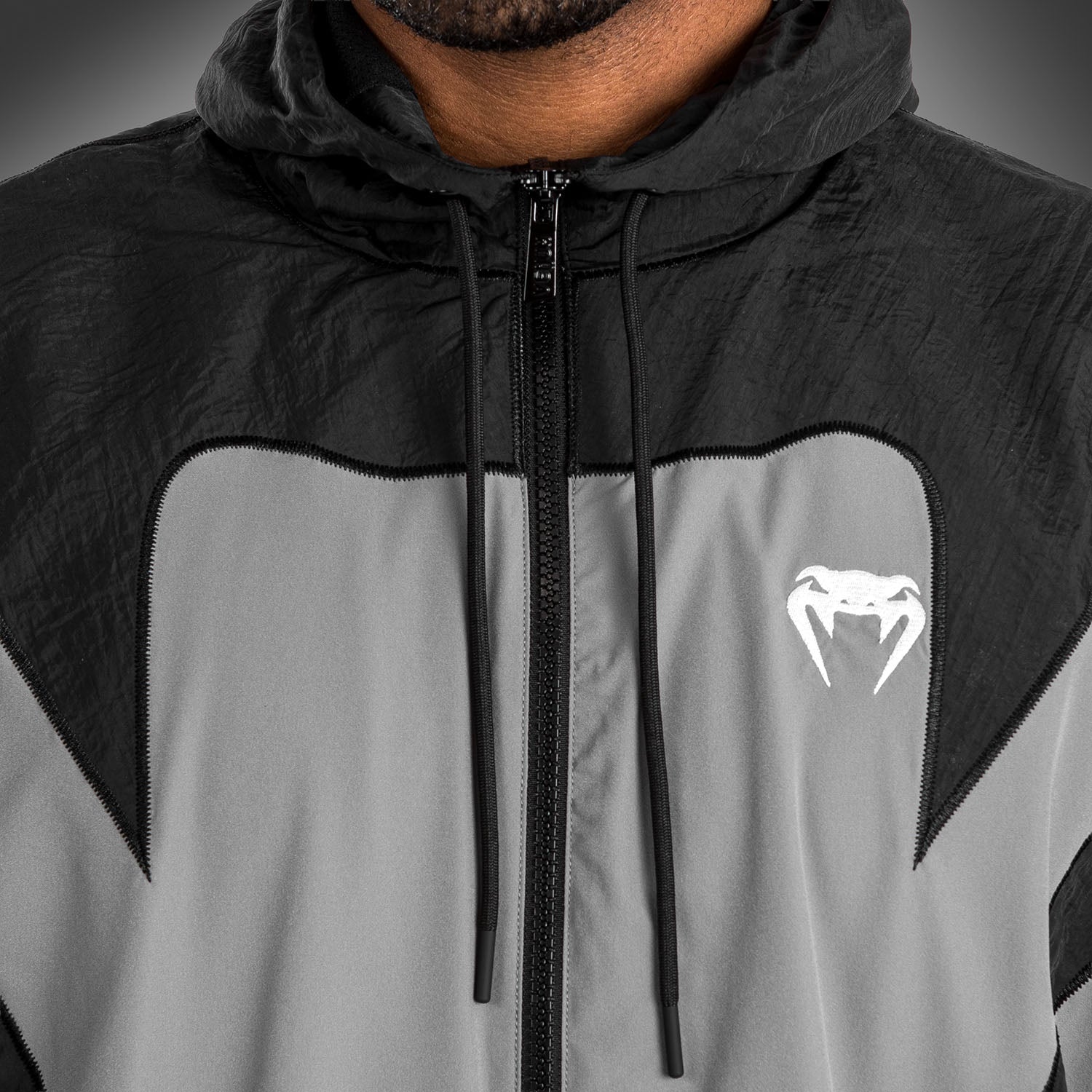 異*所様 【新品未使用LOMA】VENUM Lサイズ 長袖ウェア グレー/イエロ Venum Attack 90 Tracksuit Jacket - Grey - Venum Asia