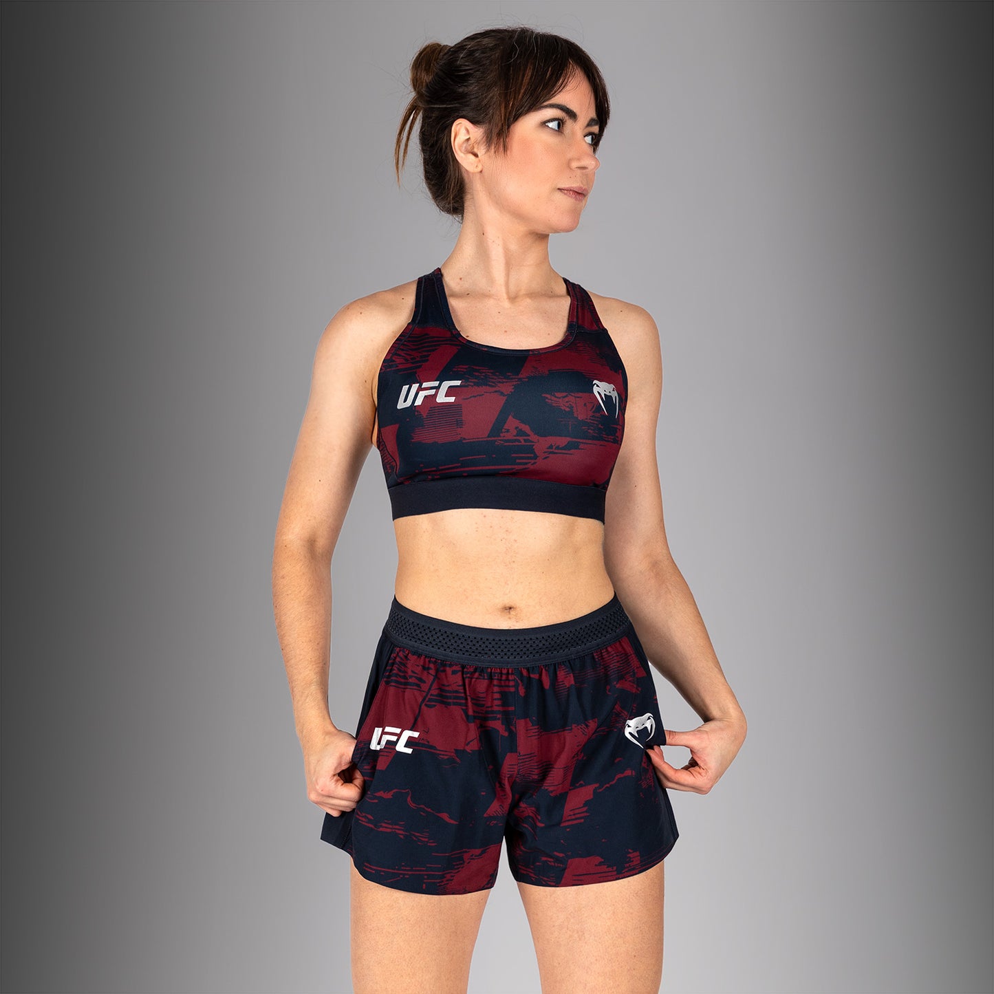 Women's UFC Zenith by Venum Burgundy Authentic Fight Week Sports Bra