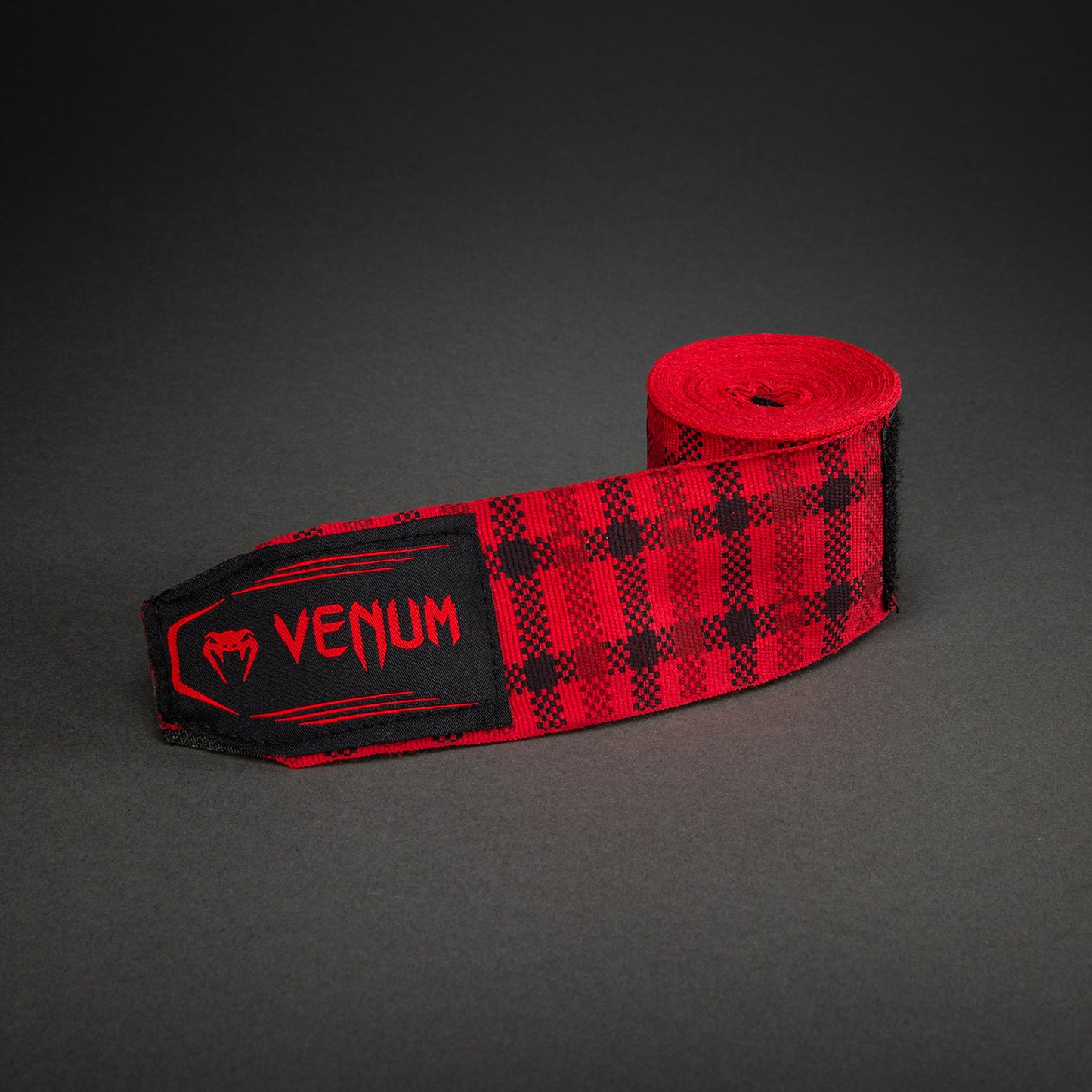 Venum Kontact Evo Tartan Handwraps - Fury Red