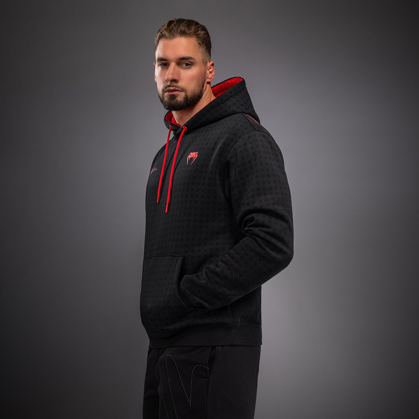 Venum x Roger Gracie Signature Hoodie - Black/Red