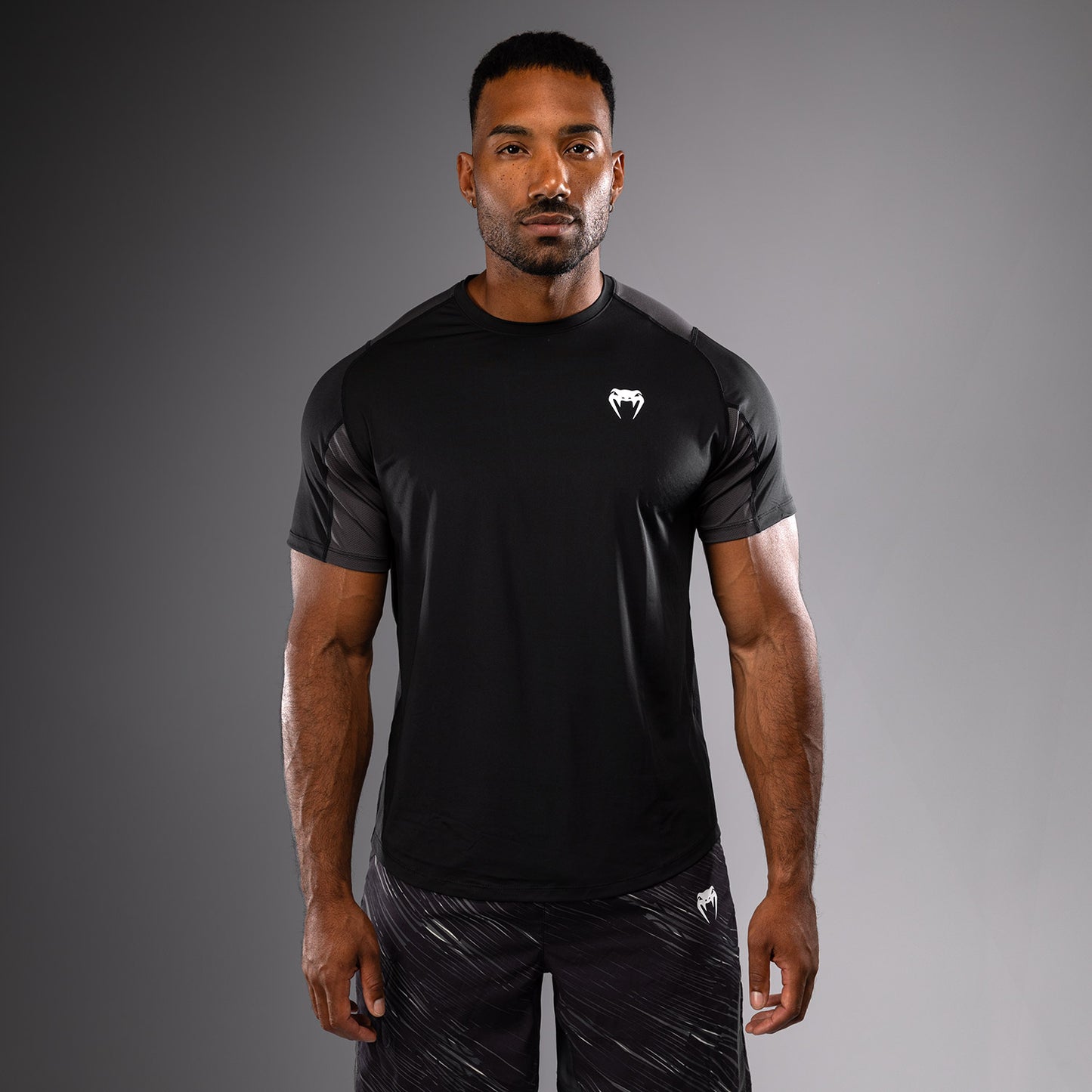 Venum Rapid Dry-Tech Shirt - Black/Storm Grey