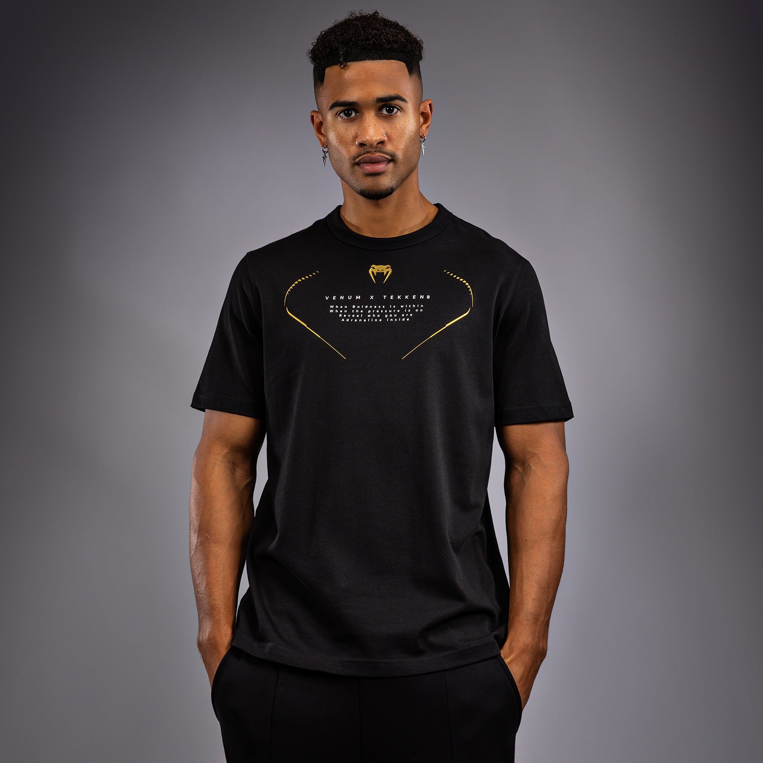 Venum x TEKKEN 8 - Marshall Law T-Shirt - Black/Red/Gold - Venum Asia