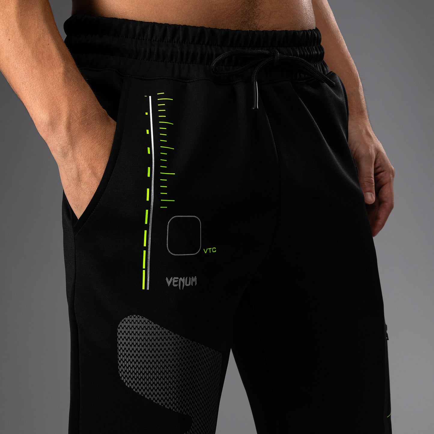 Venum Training Camp 4.0 Jogger - Black/Neon Green