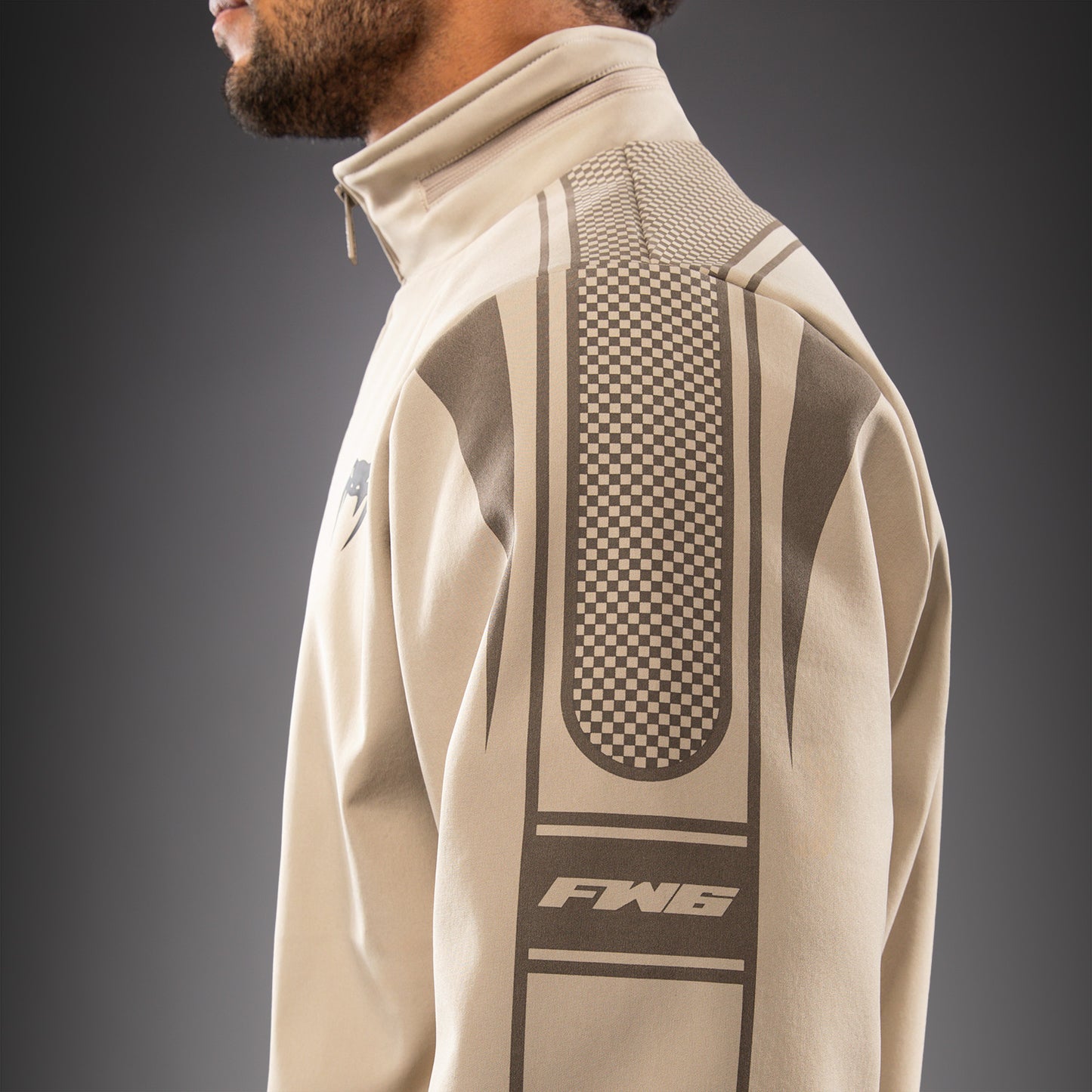 Venum UFC Unity by Venum Authentic Fight Week Men's Zip Hoodie - Sand