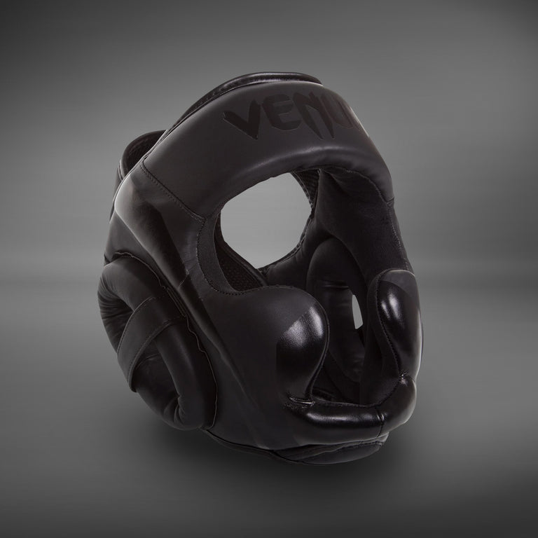 Venum Elite Headgear - Black/Gold - Venum Asia