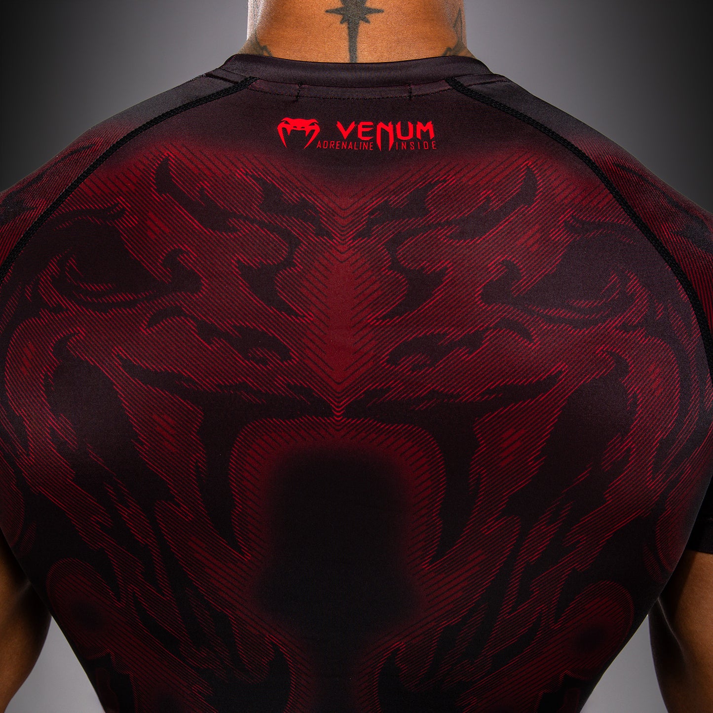 Venum Spectre Short Sleeve Rashguard - Black/Red