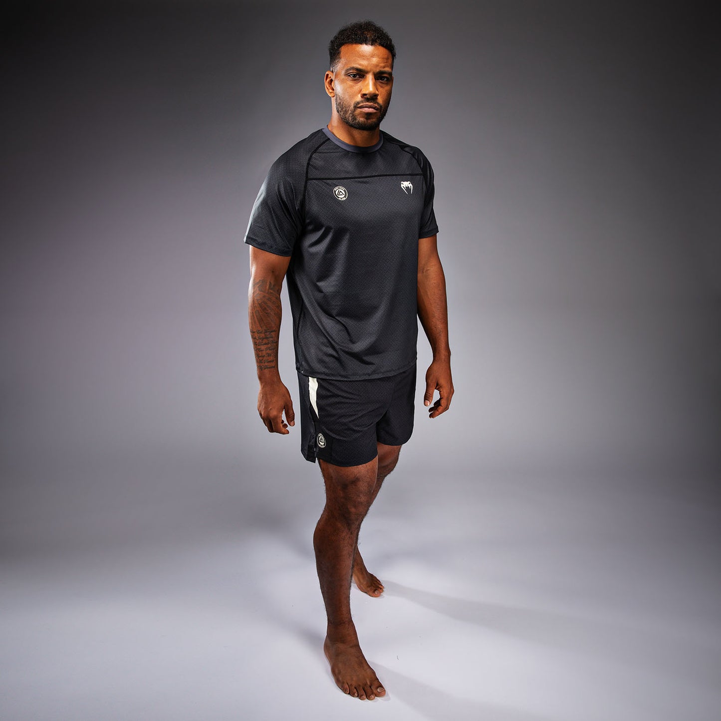 Venum x Roger Gracie Academy Dry Tech T-Shirt - Black