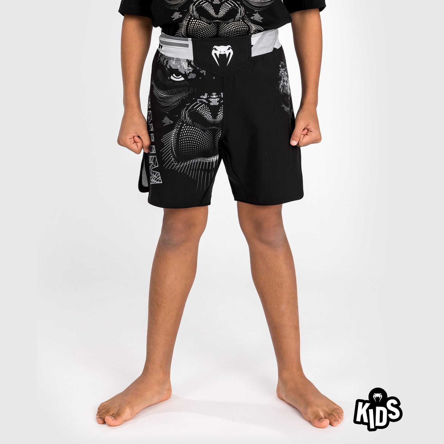 Venum Gorilla Jungle Kids Fightshorts - Black/White