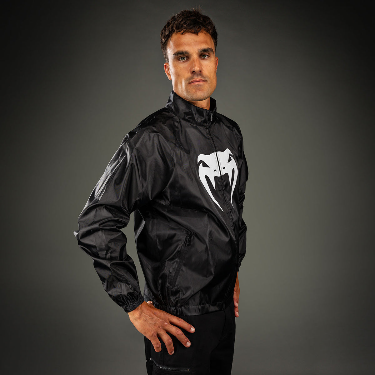 Venum MX Basics Training Jacket - Black/White