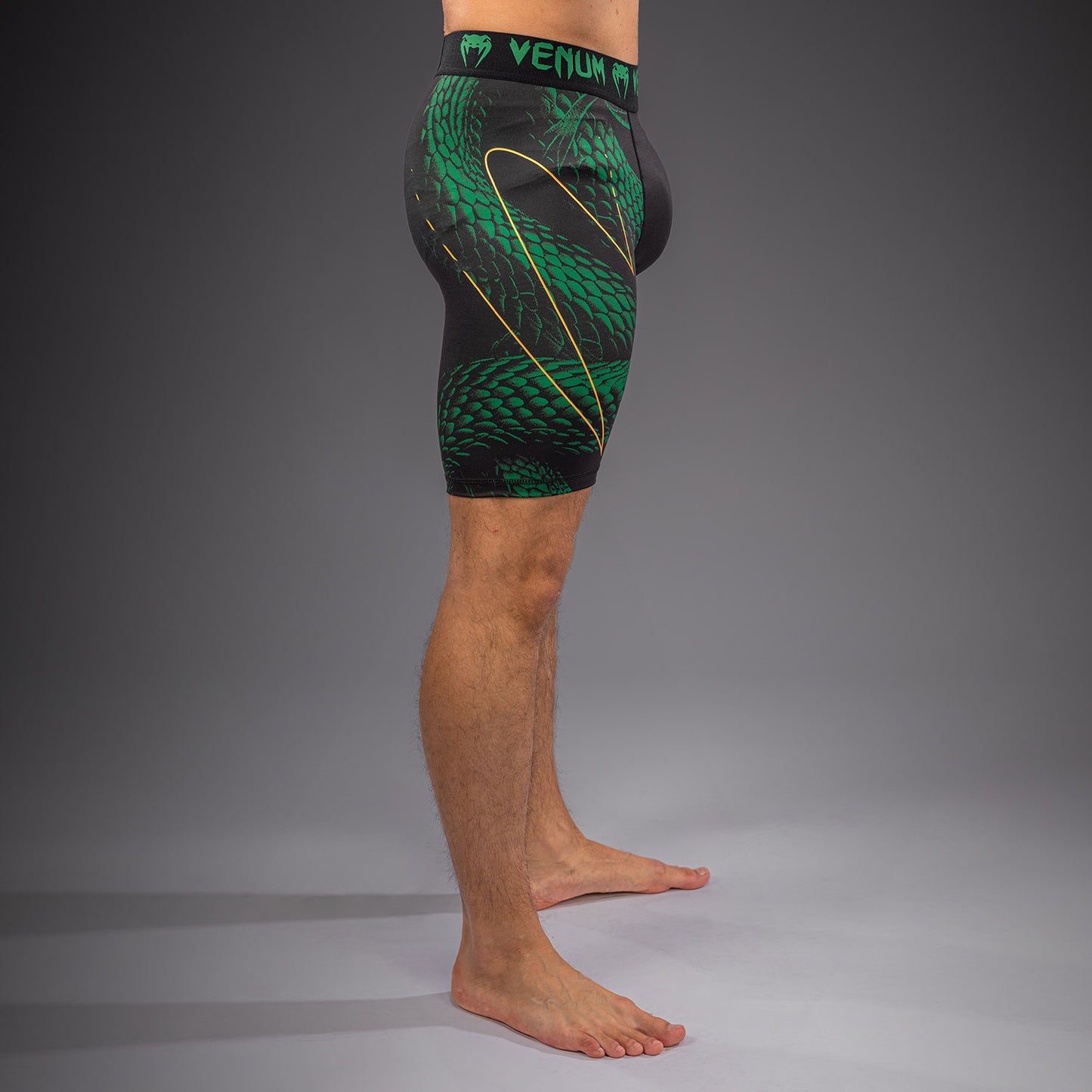 Venum Matupa Vale Tudo Shorts - Black/Green/Gold