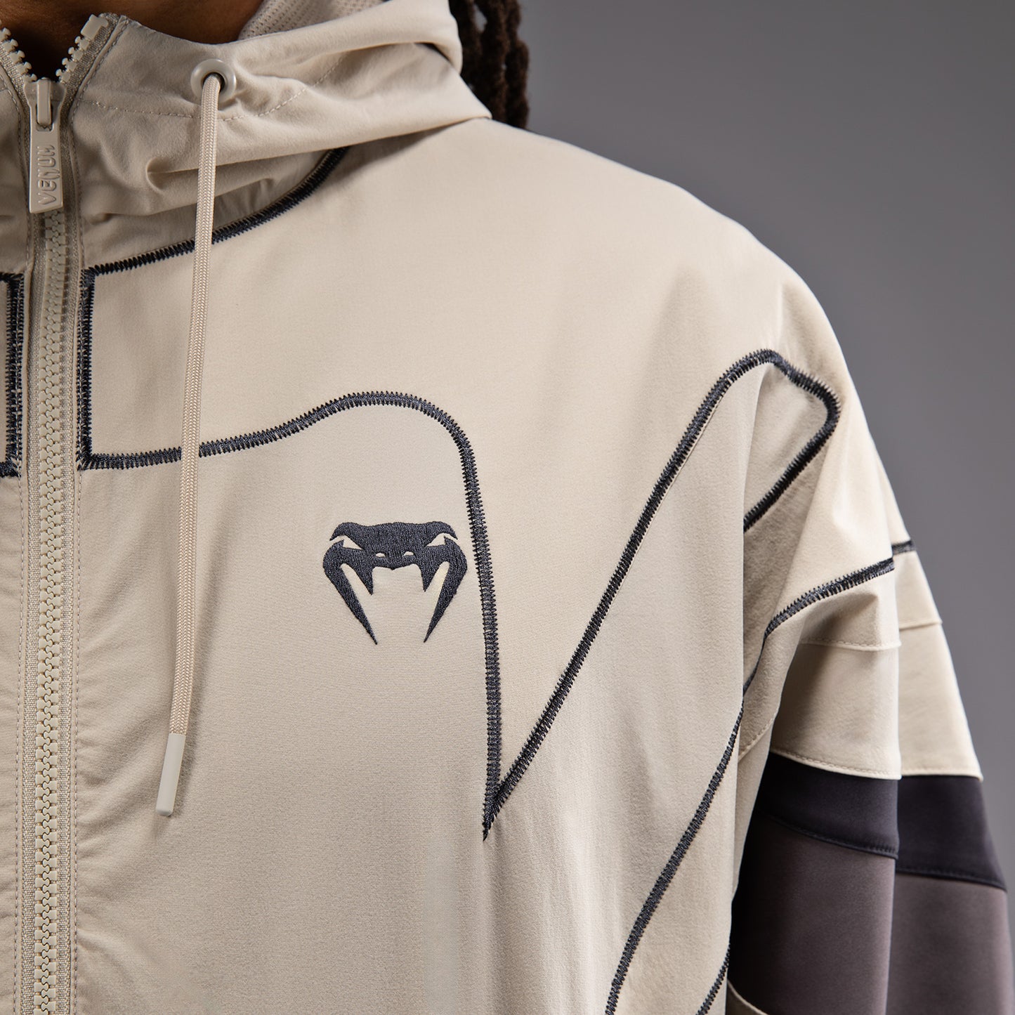 Venum x DTR Fight Attack 90 Tracksuit Jacket - Off-White