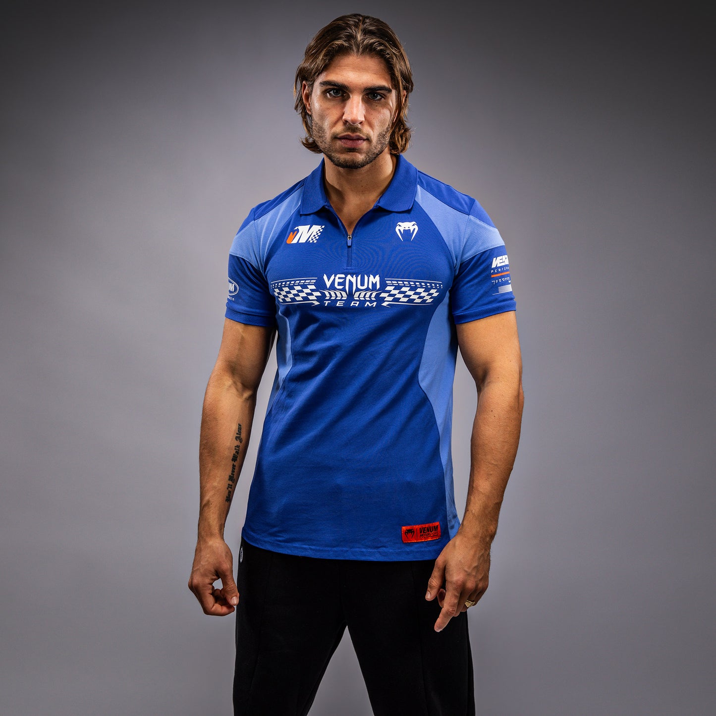 Venum Motorsport Cotton Polo - Royal Blue