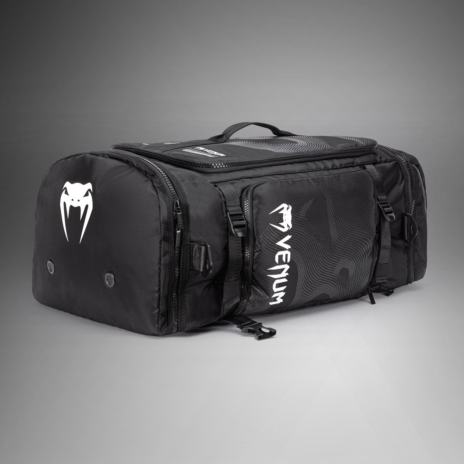 Venum Shockwave Convertible Sports Bag (60L) - Black - Venum Asia