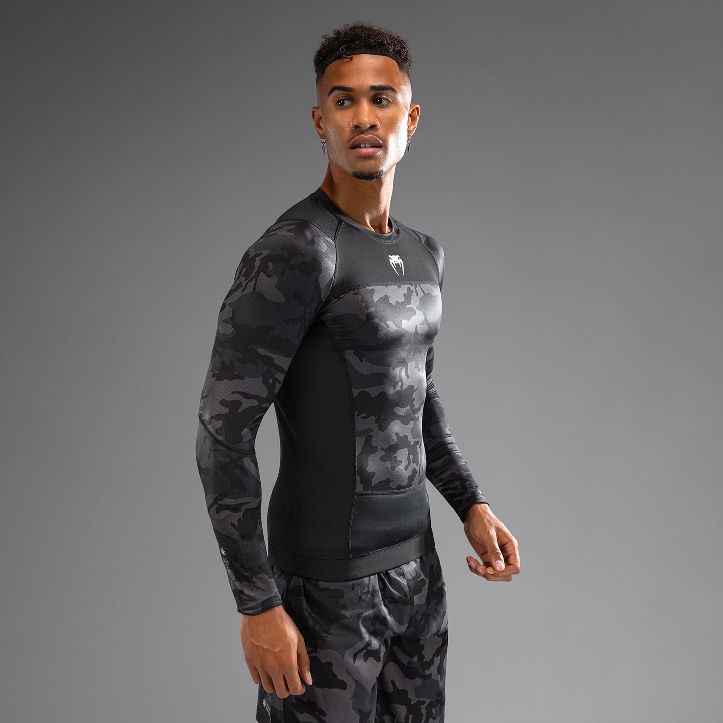 Venum G-Fit Air Men's Long Sleeve Rashguard - Digital Urban Camo