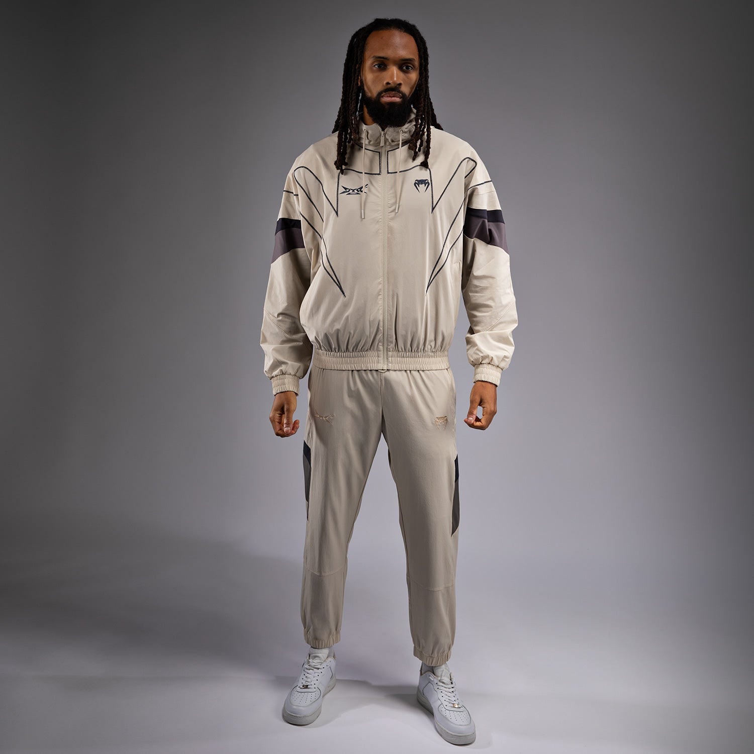 Venum x DTR Fight Attack 90 Tracksuit Jacket - Off-White - Venum Asia