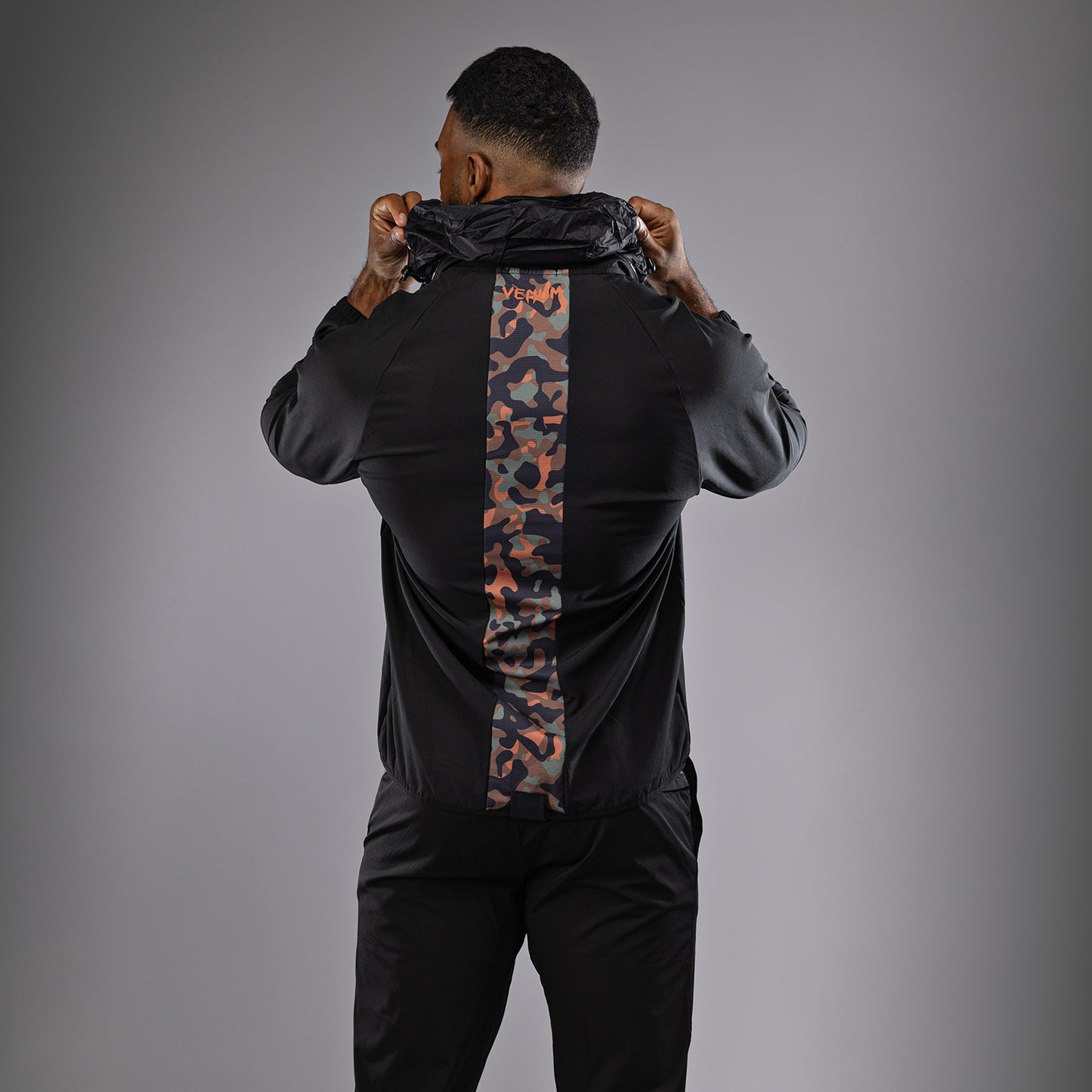 Venum Jungle Ops Track Jackets - Black/Khaki Camo