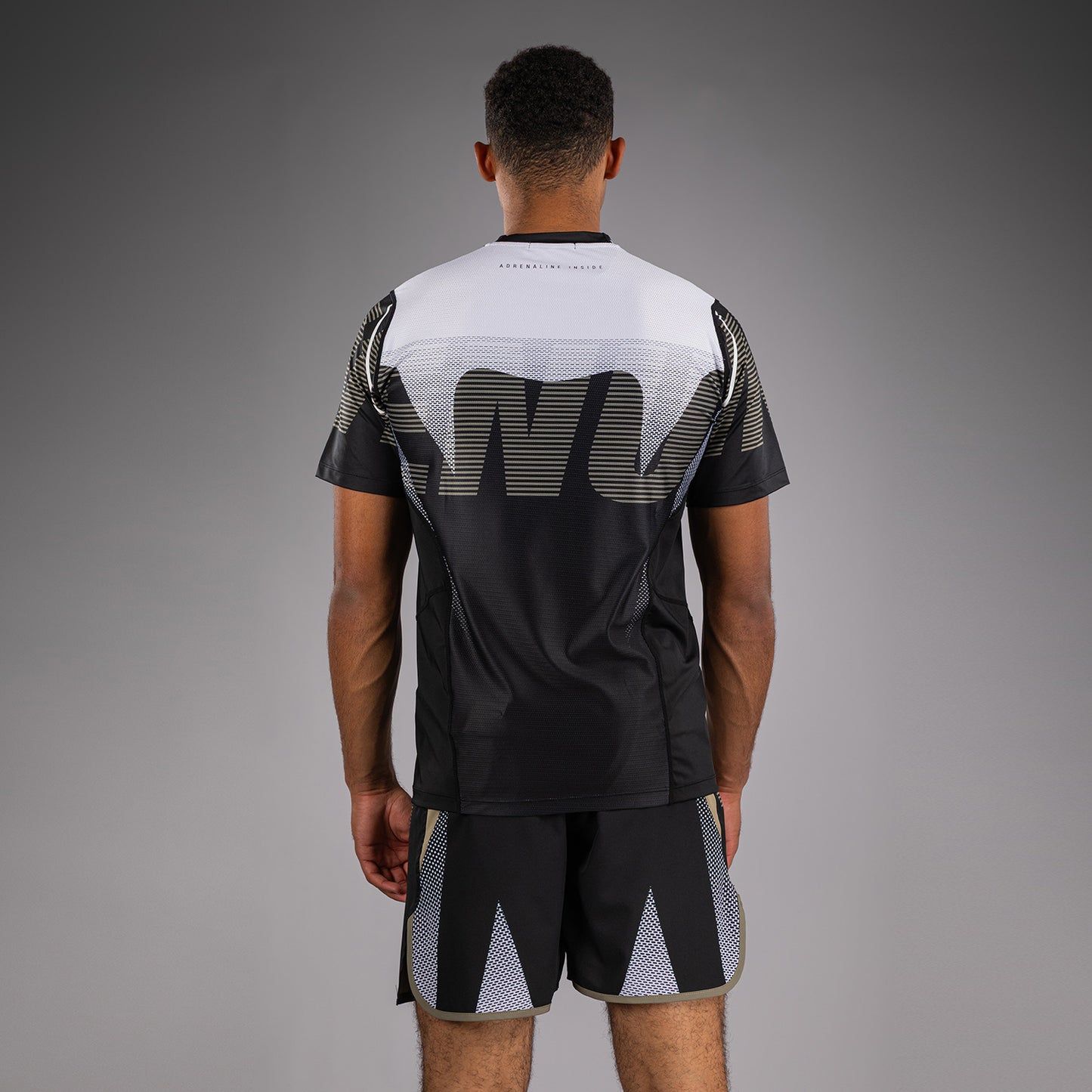 Venum Adrenaline Dry Tech T-Shirt - Black/Sand