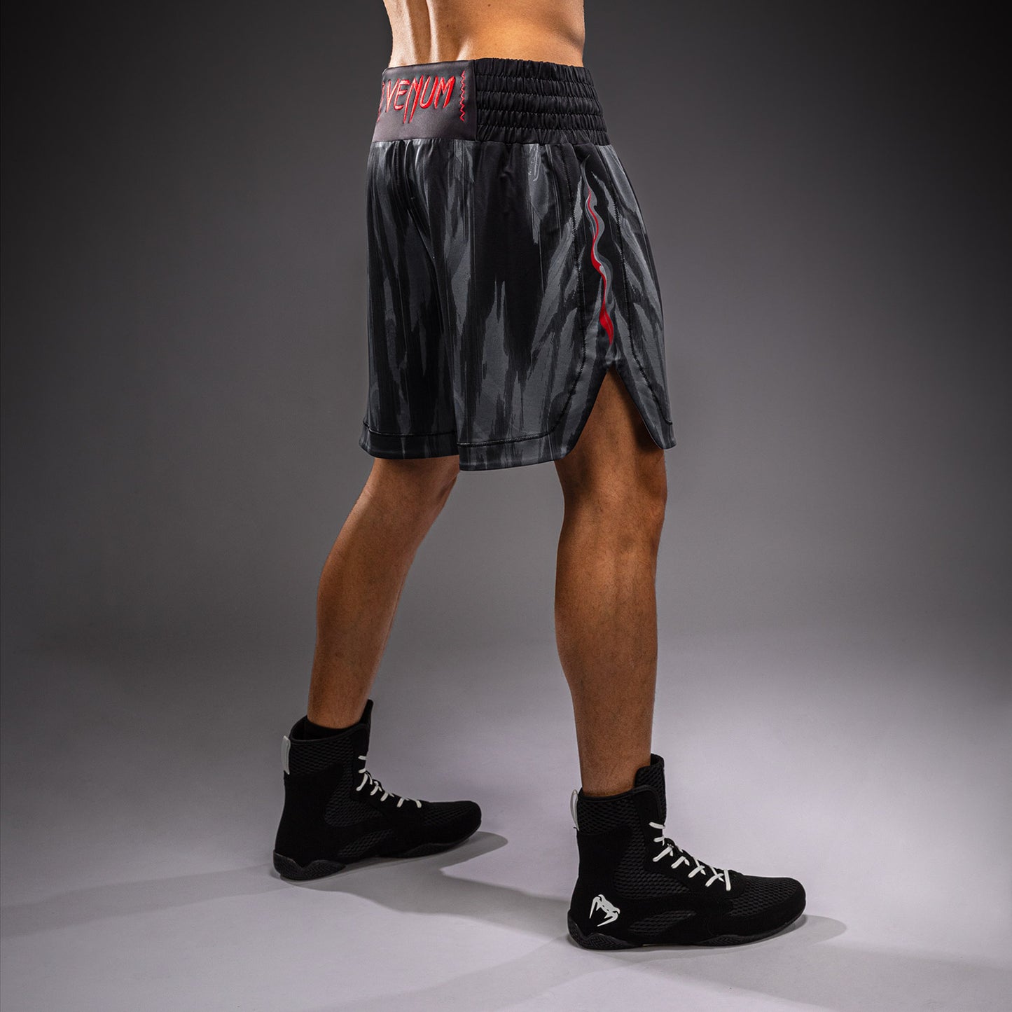 Venum Demon Boxing Shorts - Black/Grey