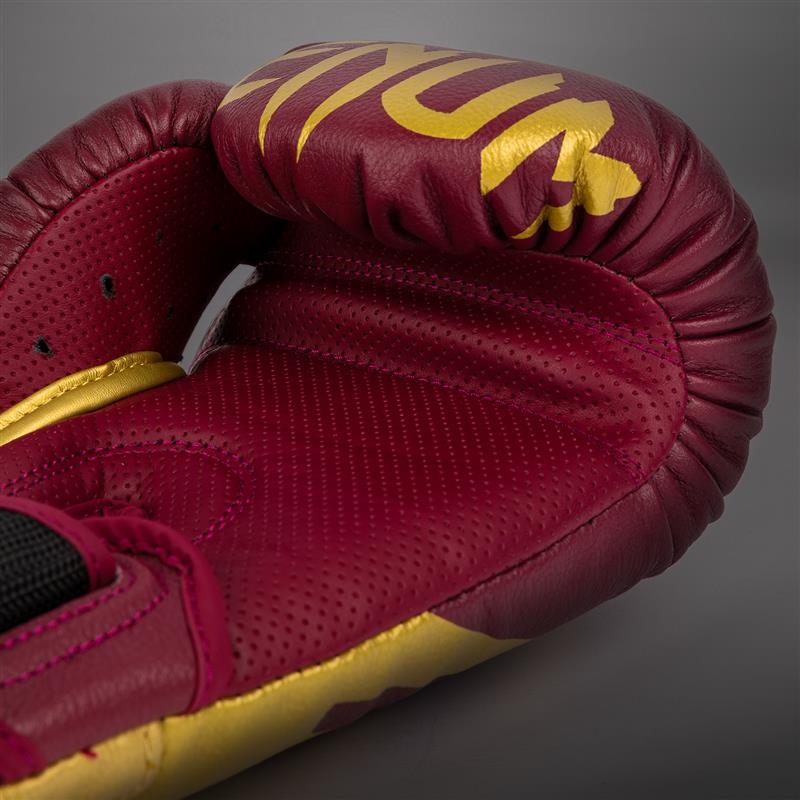 Venum Reverso Boxing Gloves - Cherry Red / Gold