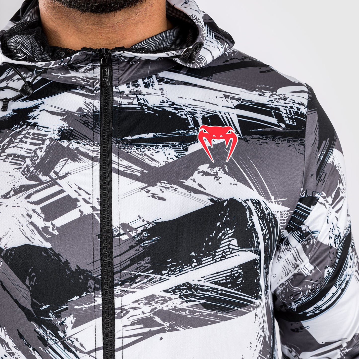 Venum Electron 3.0 Hoodie - Grey/Red