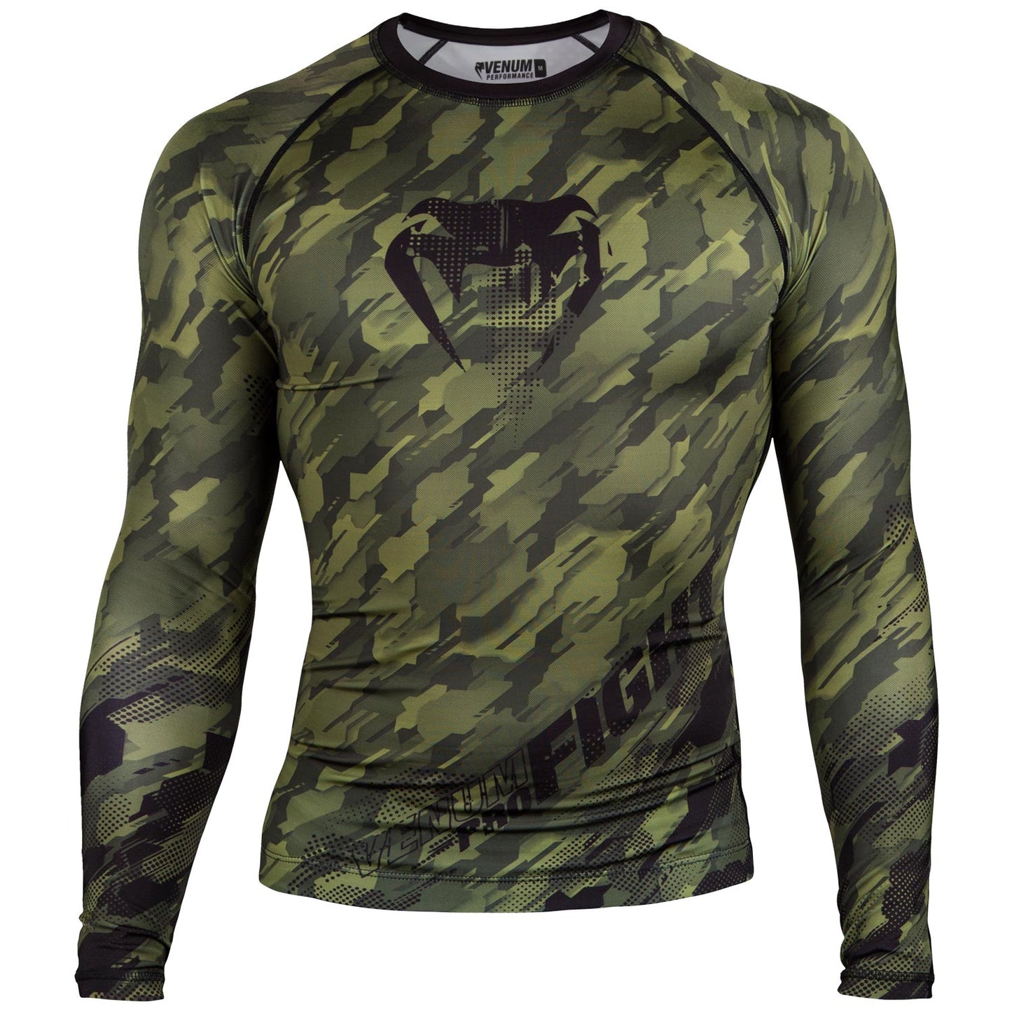 Venum Tecmo Rashguard - Long Sleeves - Khaki