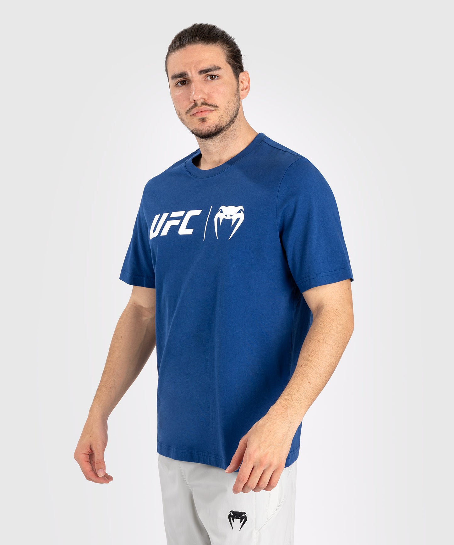 UFC Venum Classic  T-Shirt - Navy Blue/White