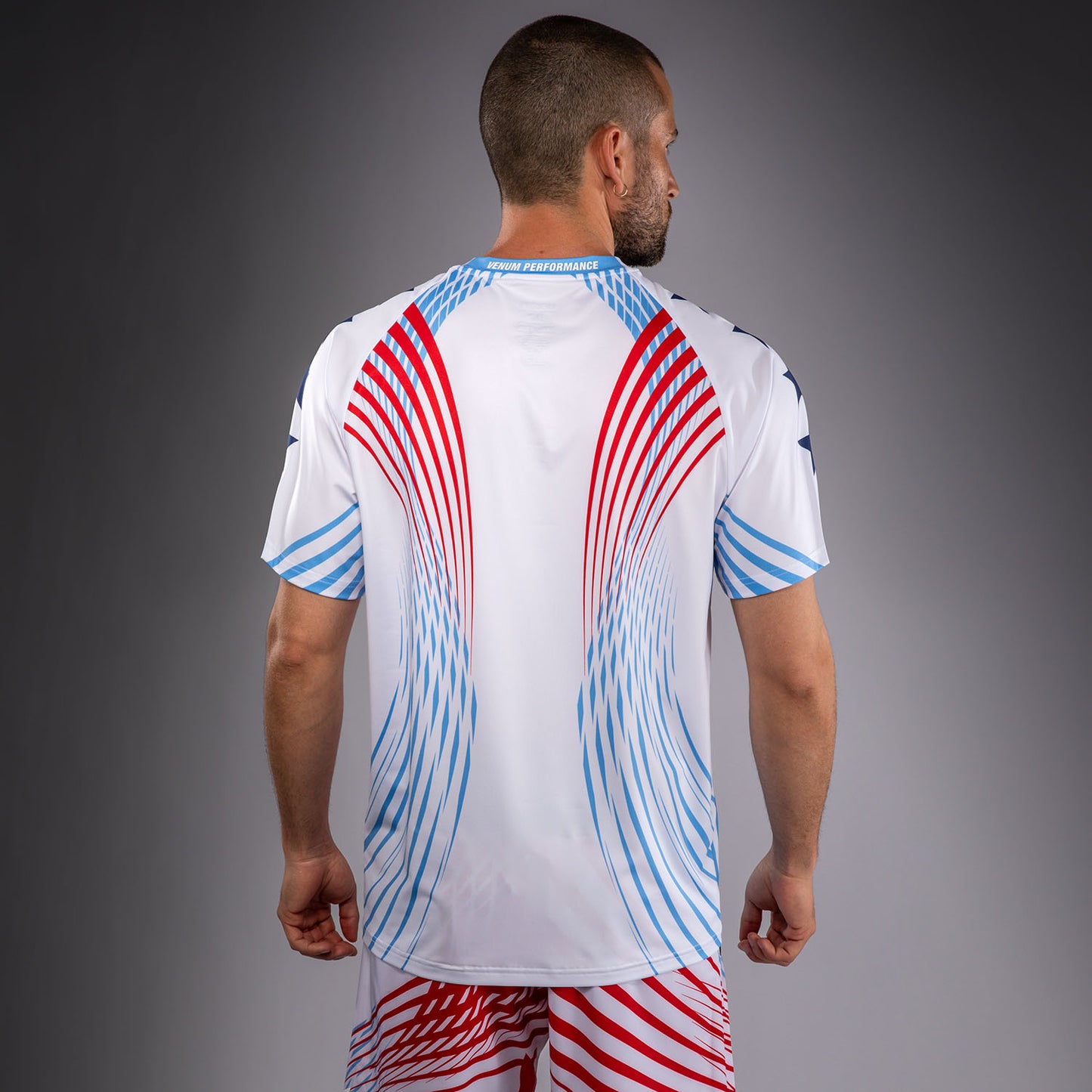 Men's UFC Freedom 250 by Venum White Custom Authentic Fight Night Walkout Jersey