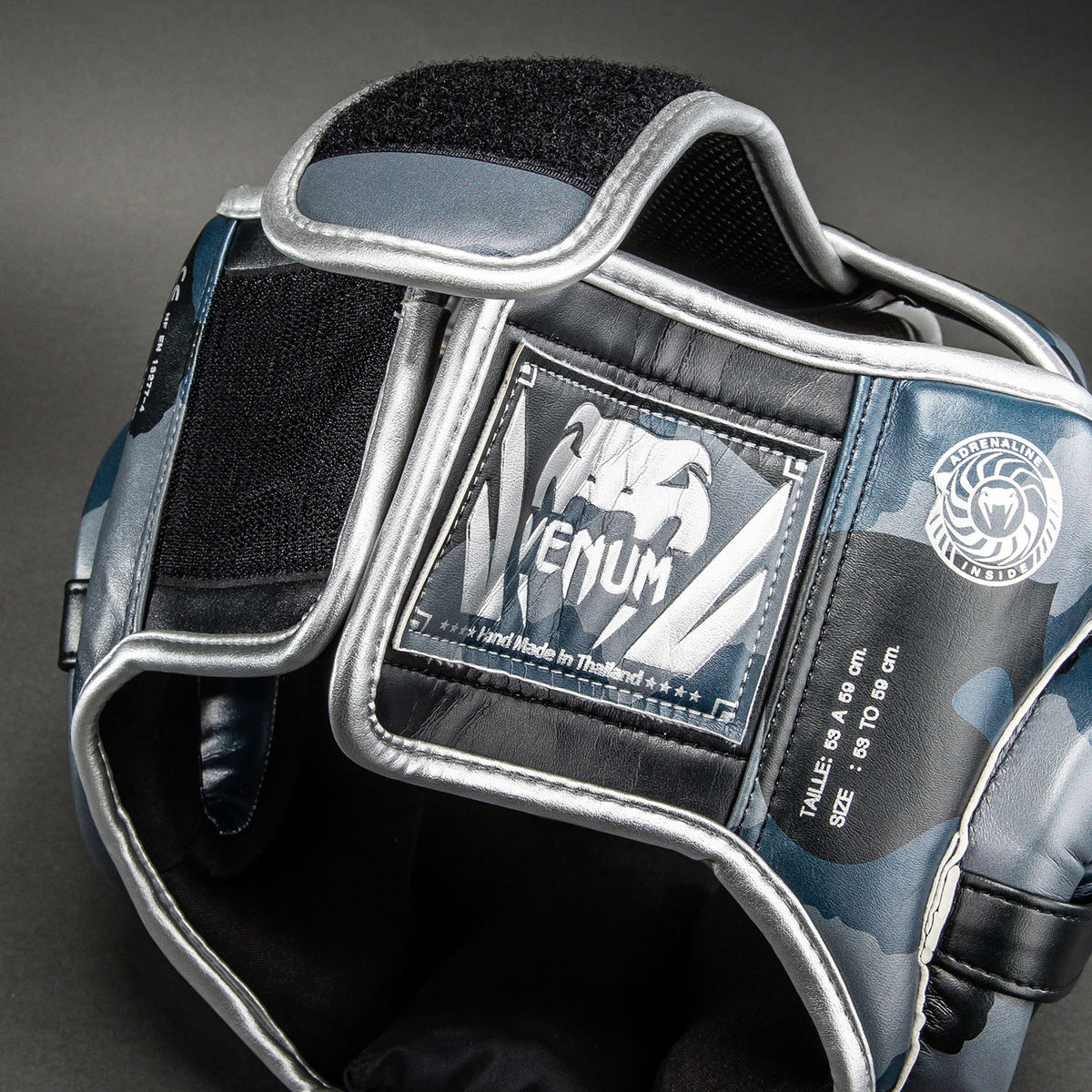Venum Elite Camo Headgear - Dark Navy/Blue
