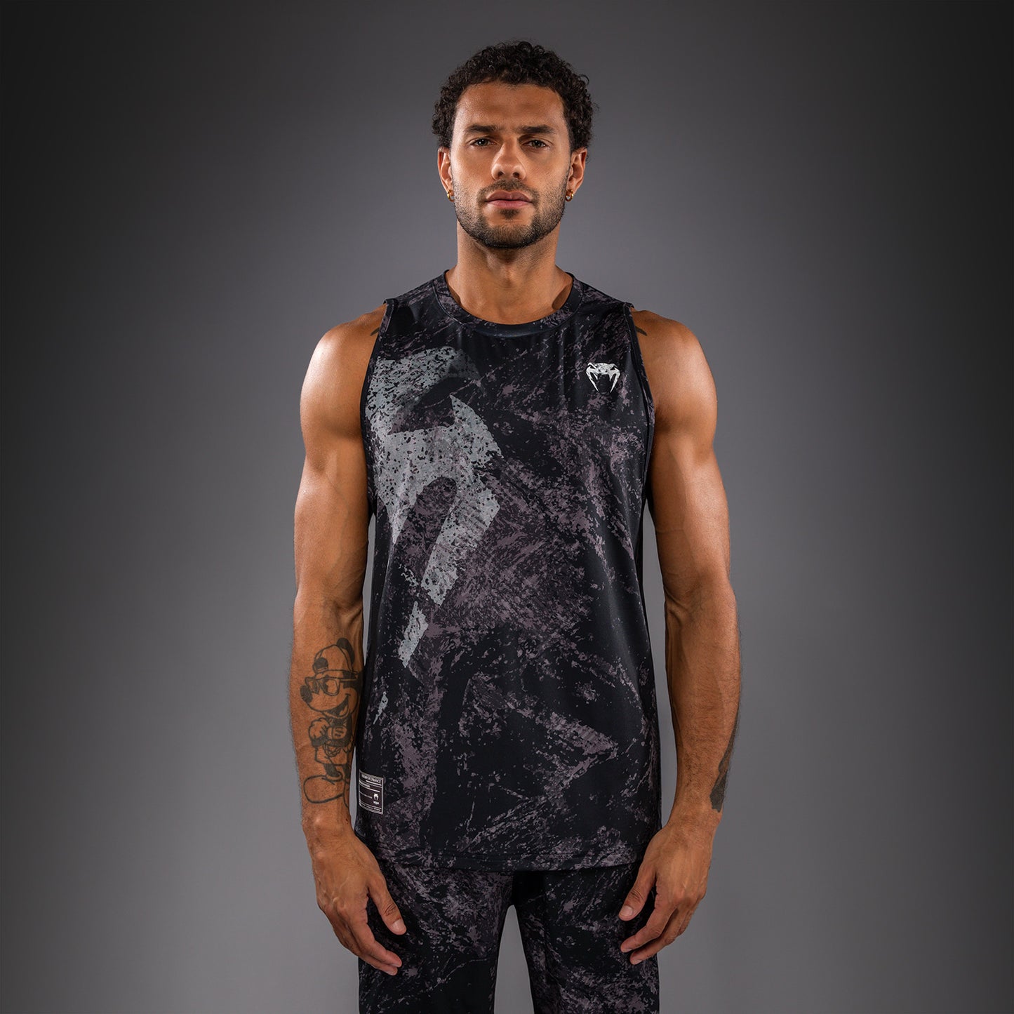 Venum Rage & Workout Dry Tech Tank Top - Black/Grey