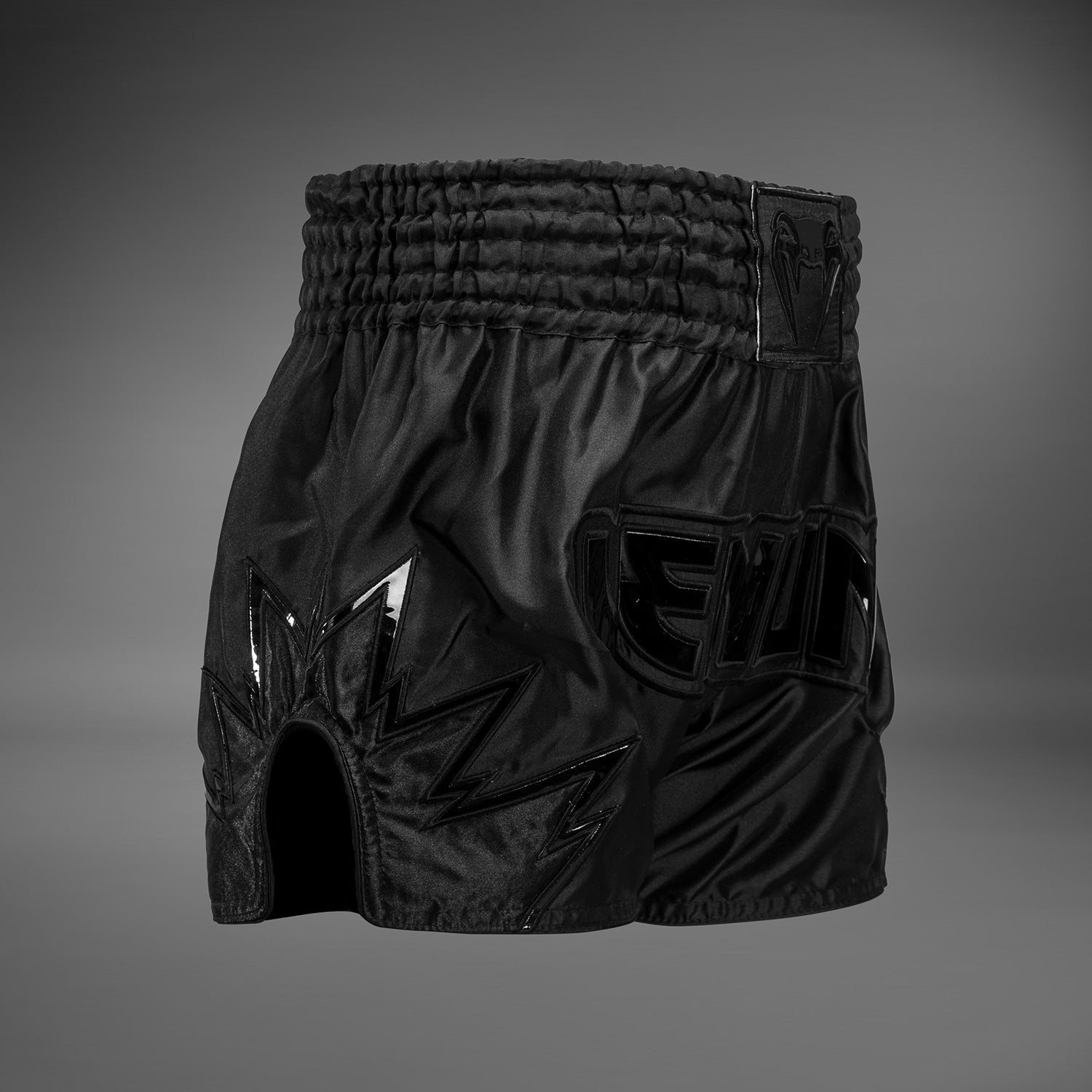 Venum Inferno Muay Thai Shorts - Black/Black - Venum Asia
