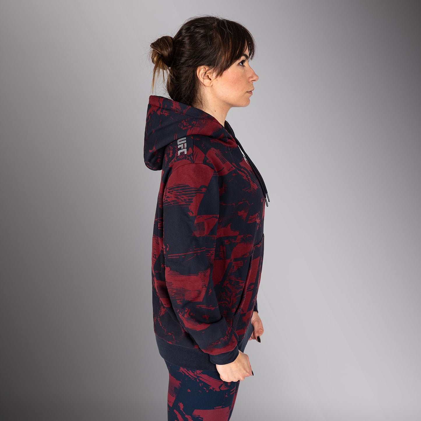 Women's UFC Zenith by Venum Burgundy Authentic Fight Week Pullover Hoodie