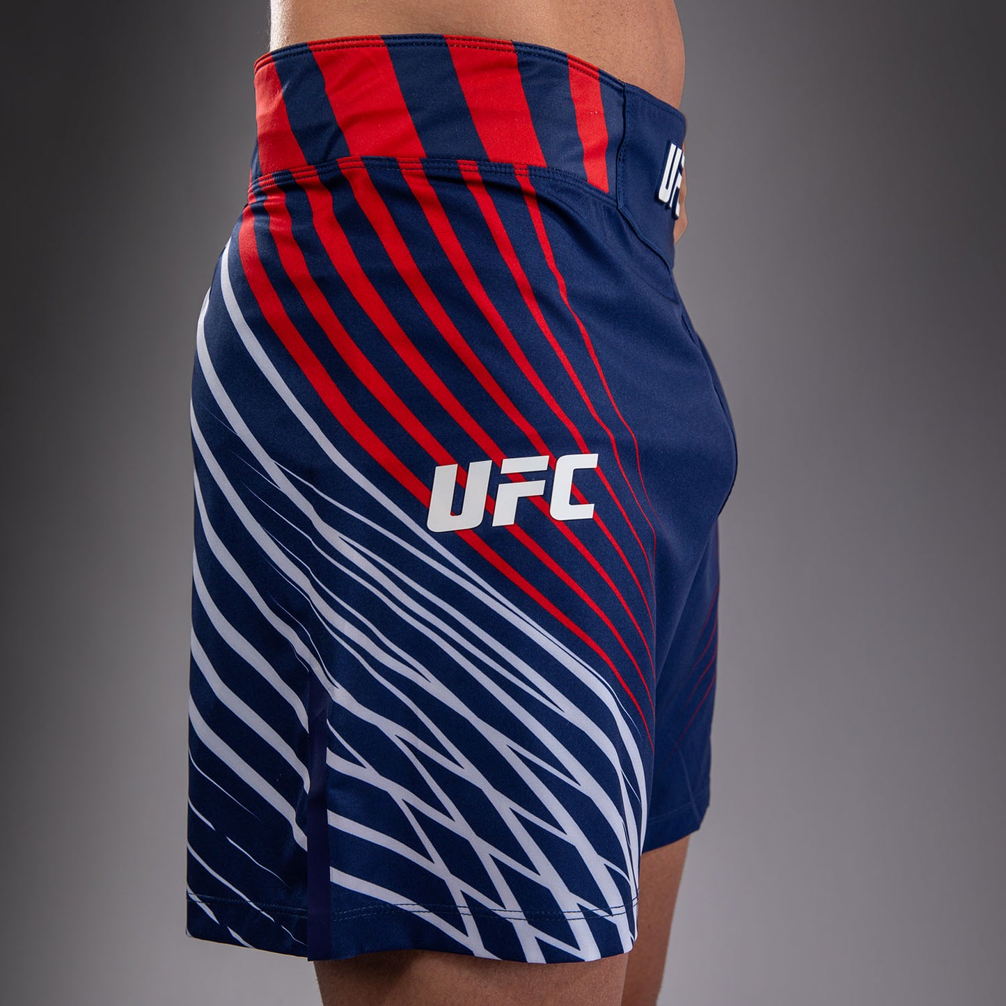 Men's UFC Freedom 250 by Venum Blue Authentic Fight Night Short Fit Fight Short