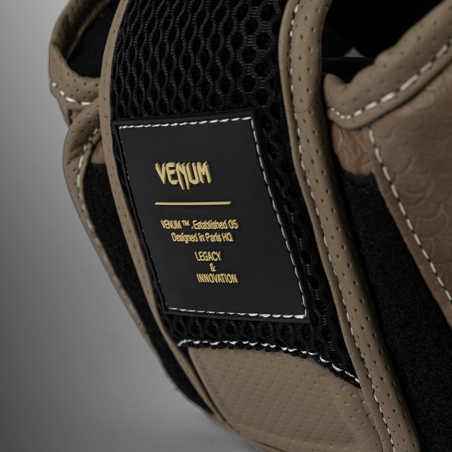 Venum Impact Evo Scales Headgear - Brown