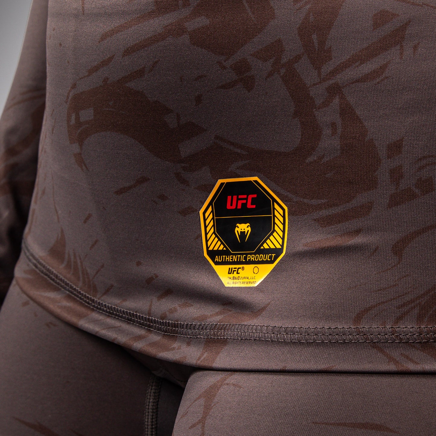 UFC Fusion by Venum Fight Week Women’s Performance Long Sleeve Rashguard - Earthen Brown