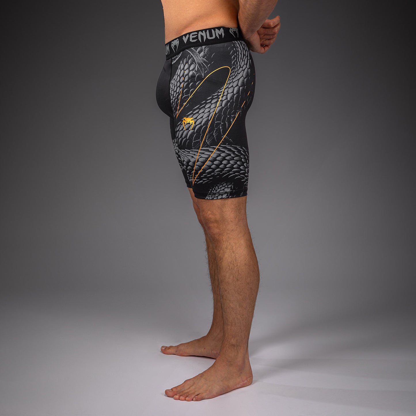 Venum Matupa Vale Tudo Shorts - Black/Grey/Gold