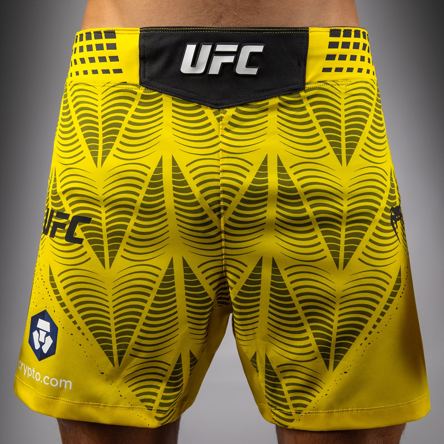 Men's UFC Zenith by Venum Yellow Authentic Fight Night Short Fit Fight Short
