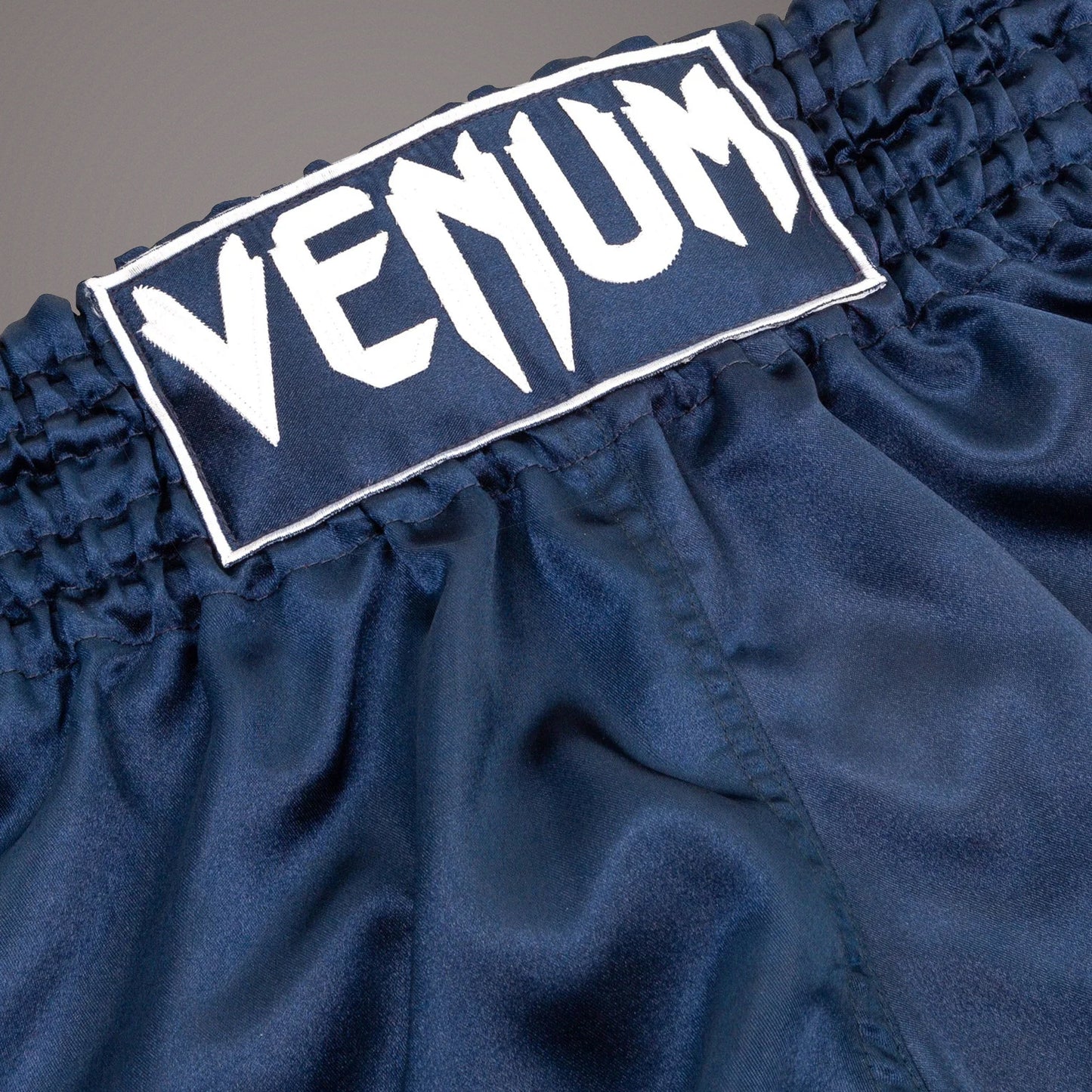 Venum Classic Muay Thai Short - Navy blue/white