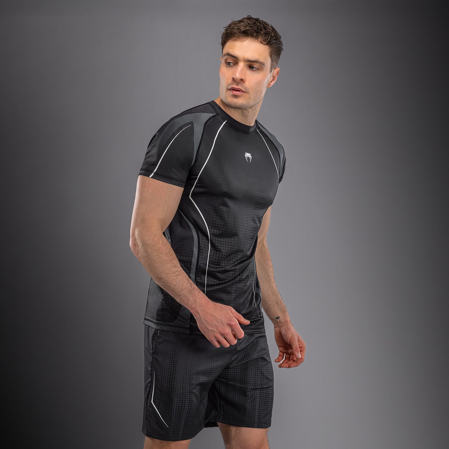 Venum Stealth Dry-Tech T-Shirt - Black/White