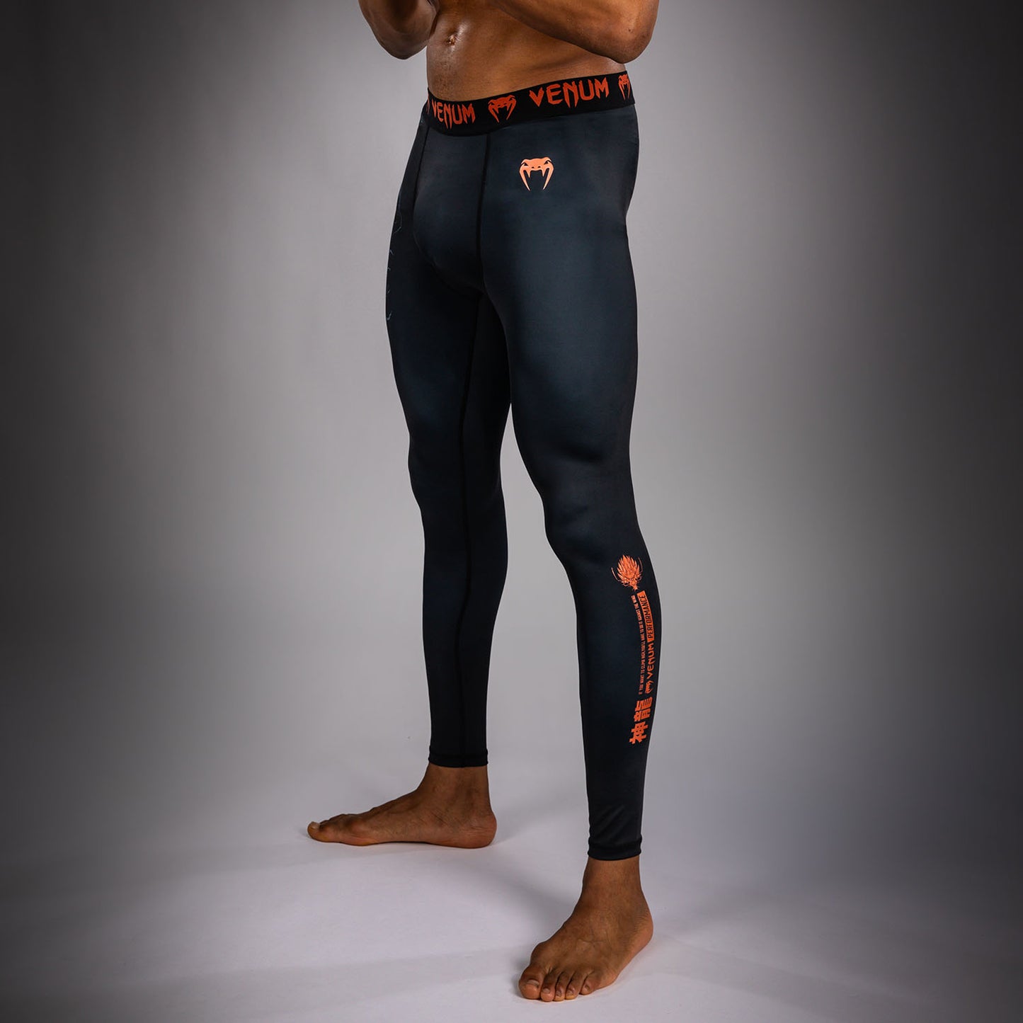 Venum Thunder Dragon Spats - Black/Grey/Copper