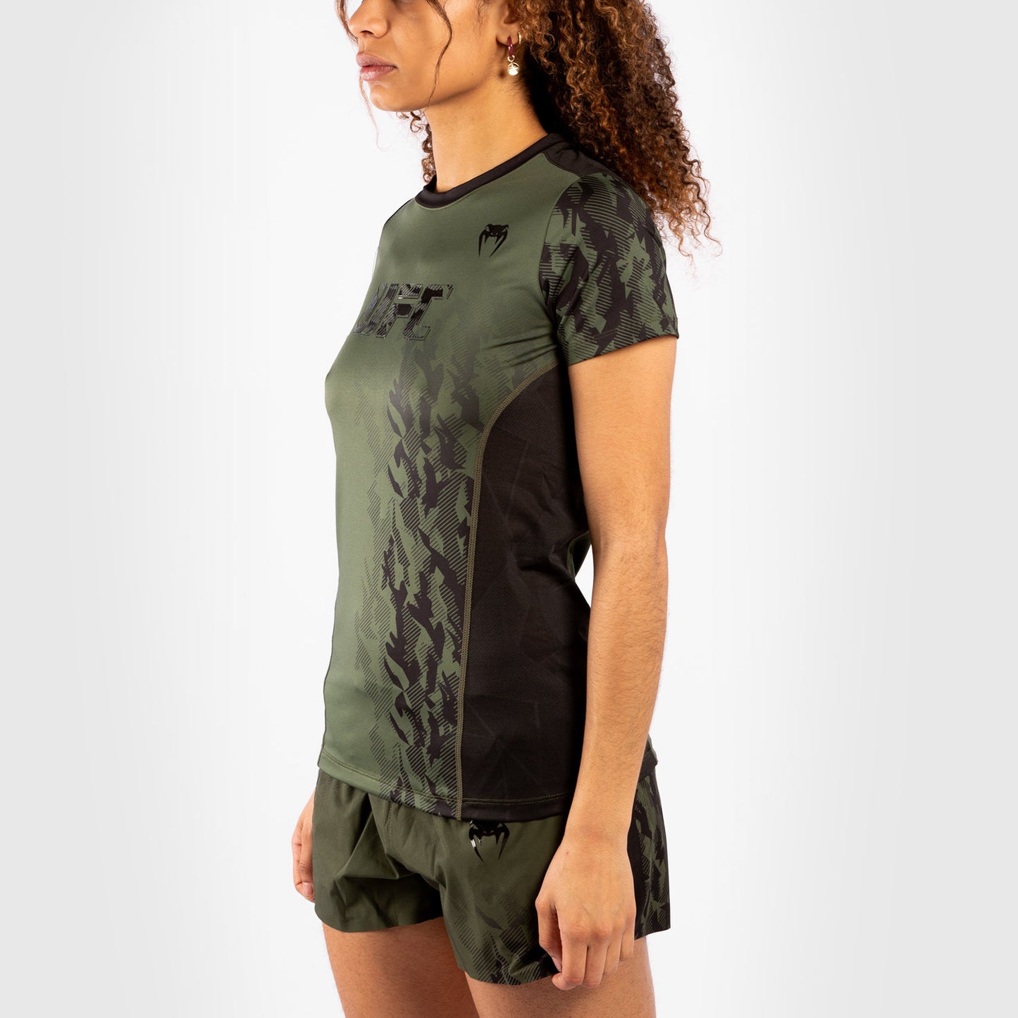 Venum UFC Authentic Fight Week Women's Performance Short Sleeve T-Shirt – Khaki