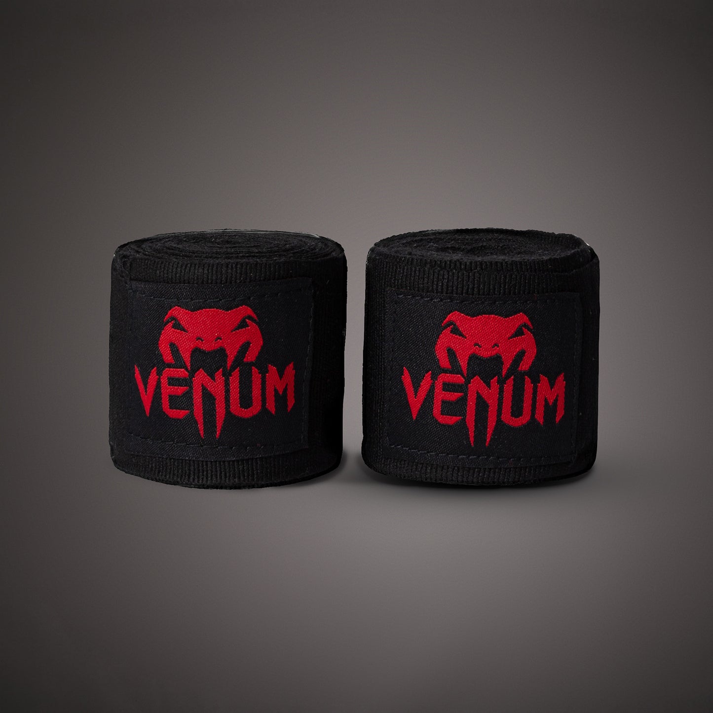 Venum Kontact Boxing Hand Wraps - Black/Red - 2.5m (98 in)