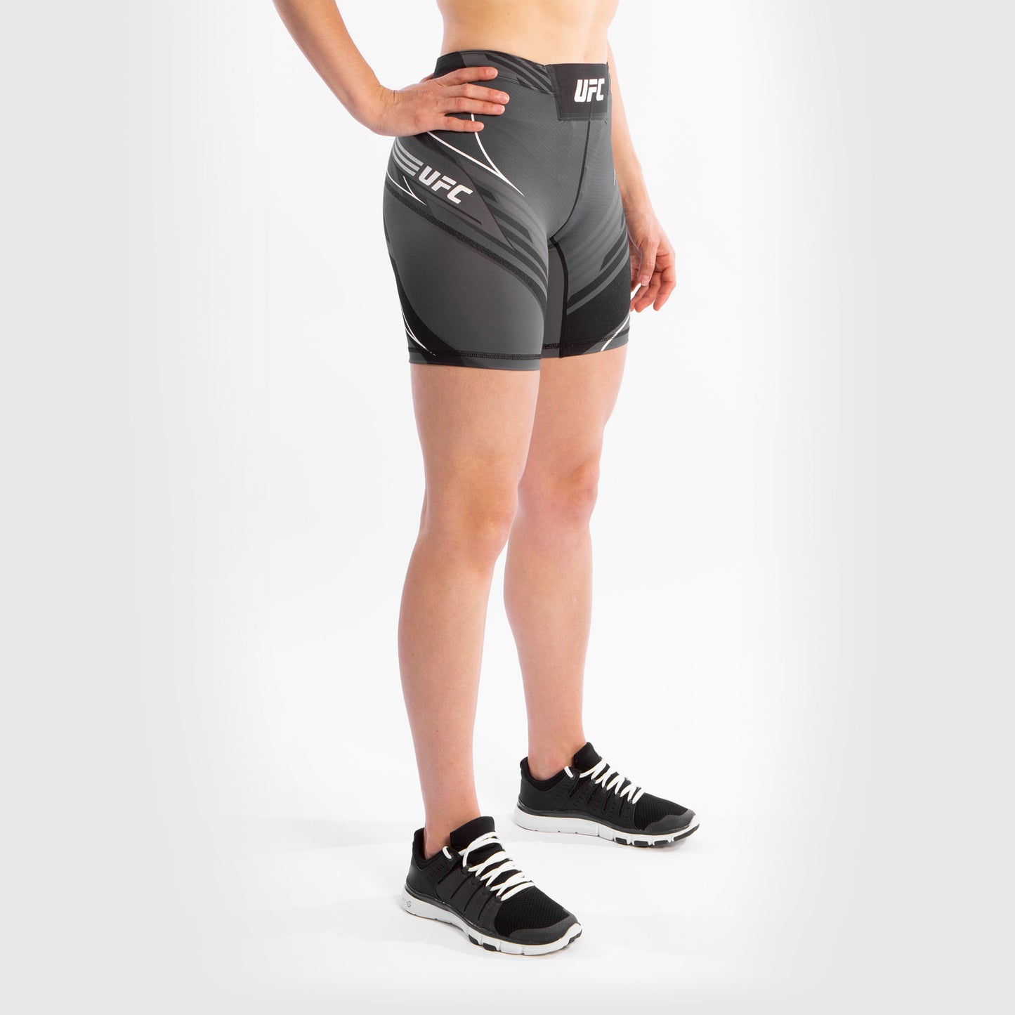 UFC Venum Authentic Fight Night Women's Vale Tudo Shorts - Long Fit - Black