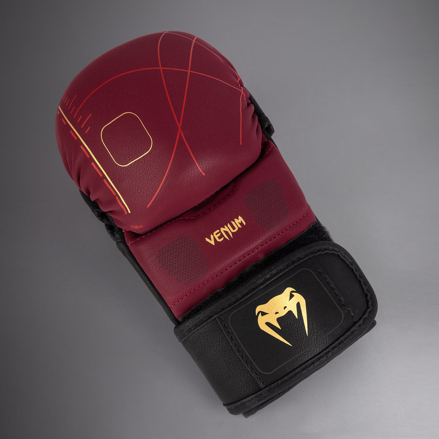 Venum Tactical XT Sparring Gloves - Black/Burgundy/Gold