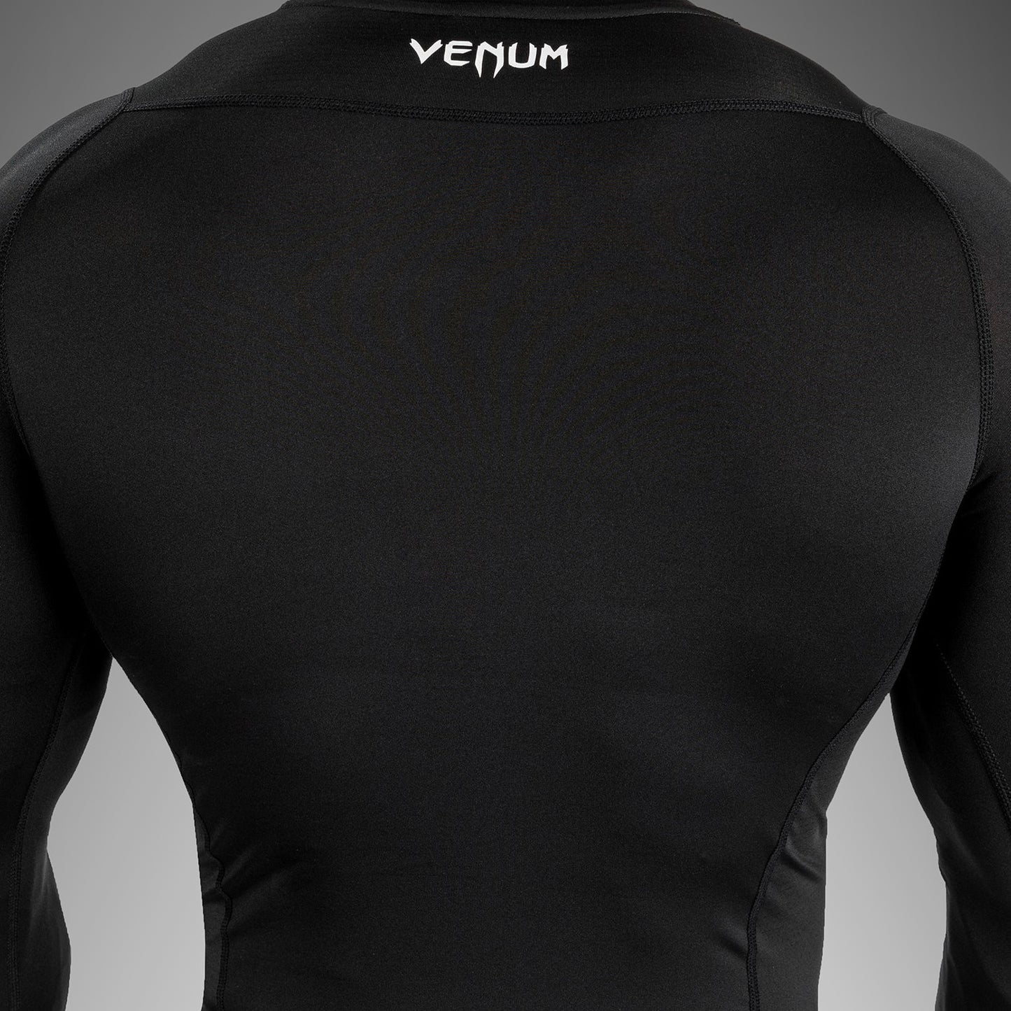 Venum Attack Men's Long Sleeve Rashguard - Black/Grey