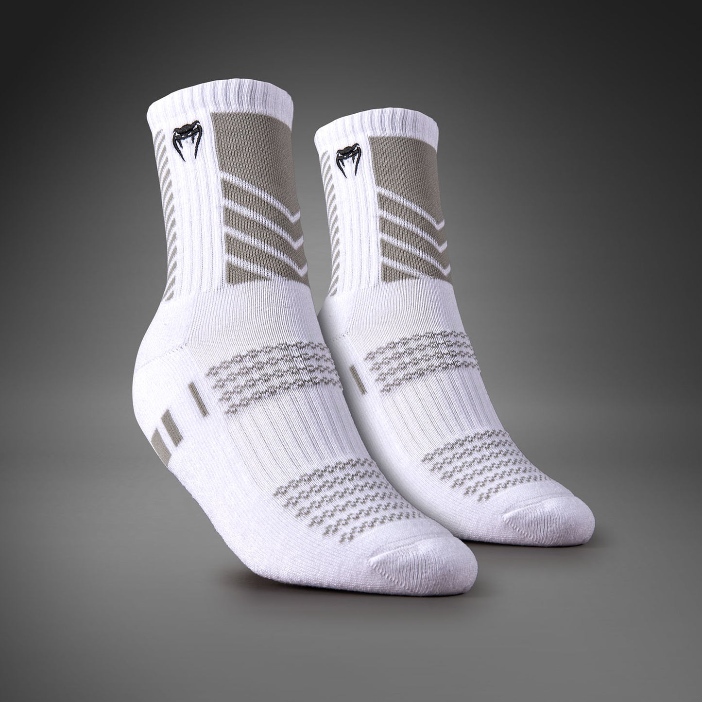 Venum Vector Crew Socks - White/Grey