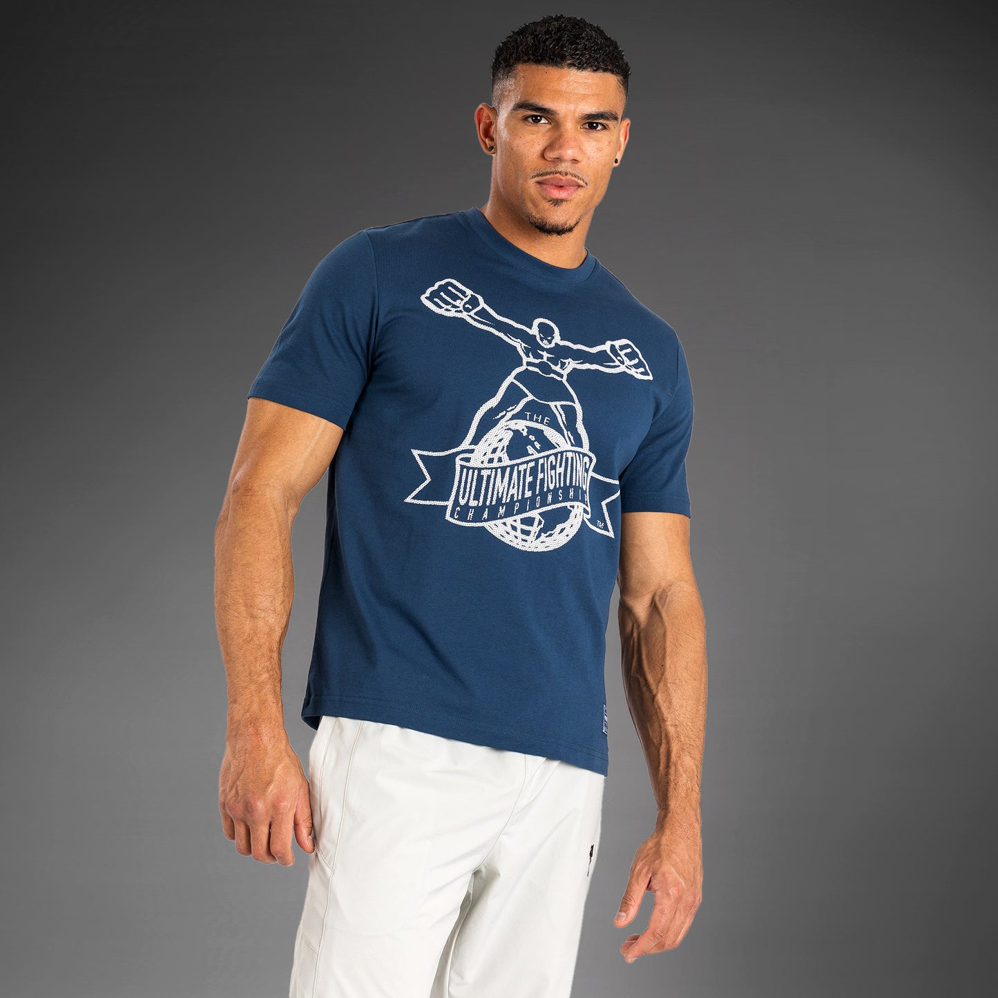 UFC by Venum Ulti-Man T-Shirt - Navy Blue/ White
