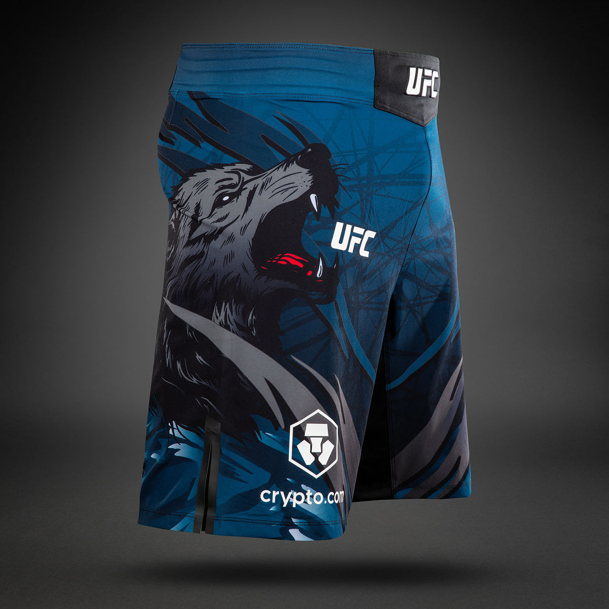 Men’s Unrivaled by Venum Blue Khamzat Chimaev Long Fit Fight Short